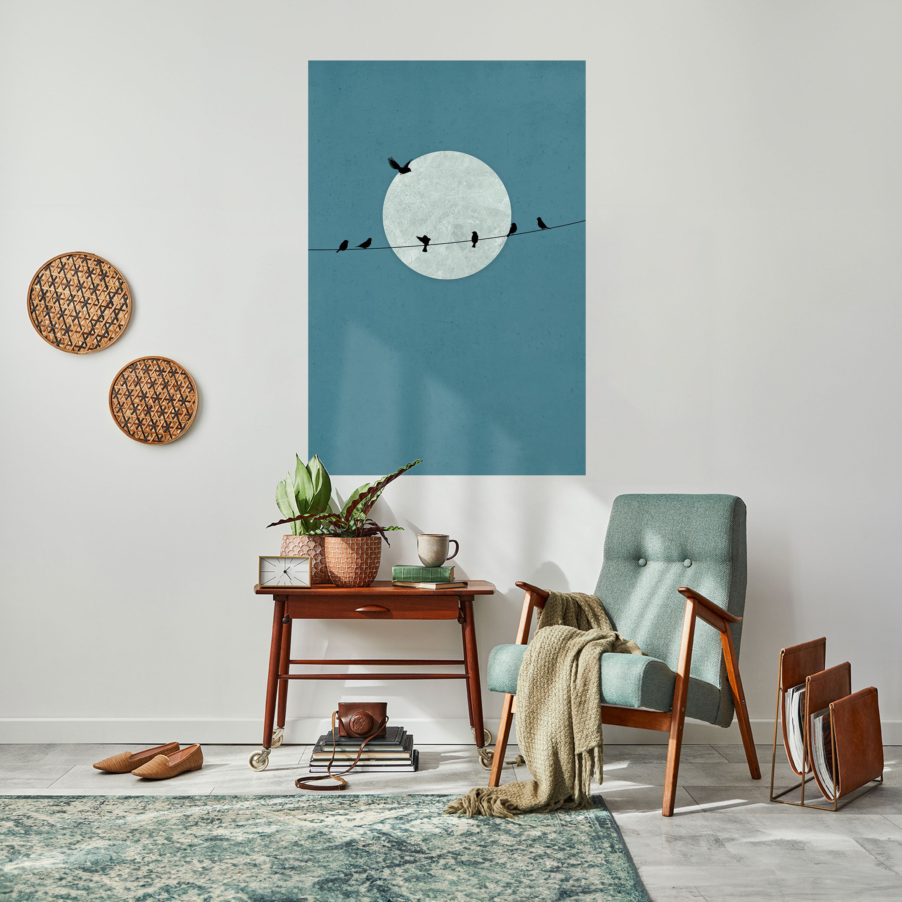 MOONLIT REST Naklejka/Plakat pionowy