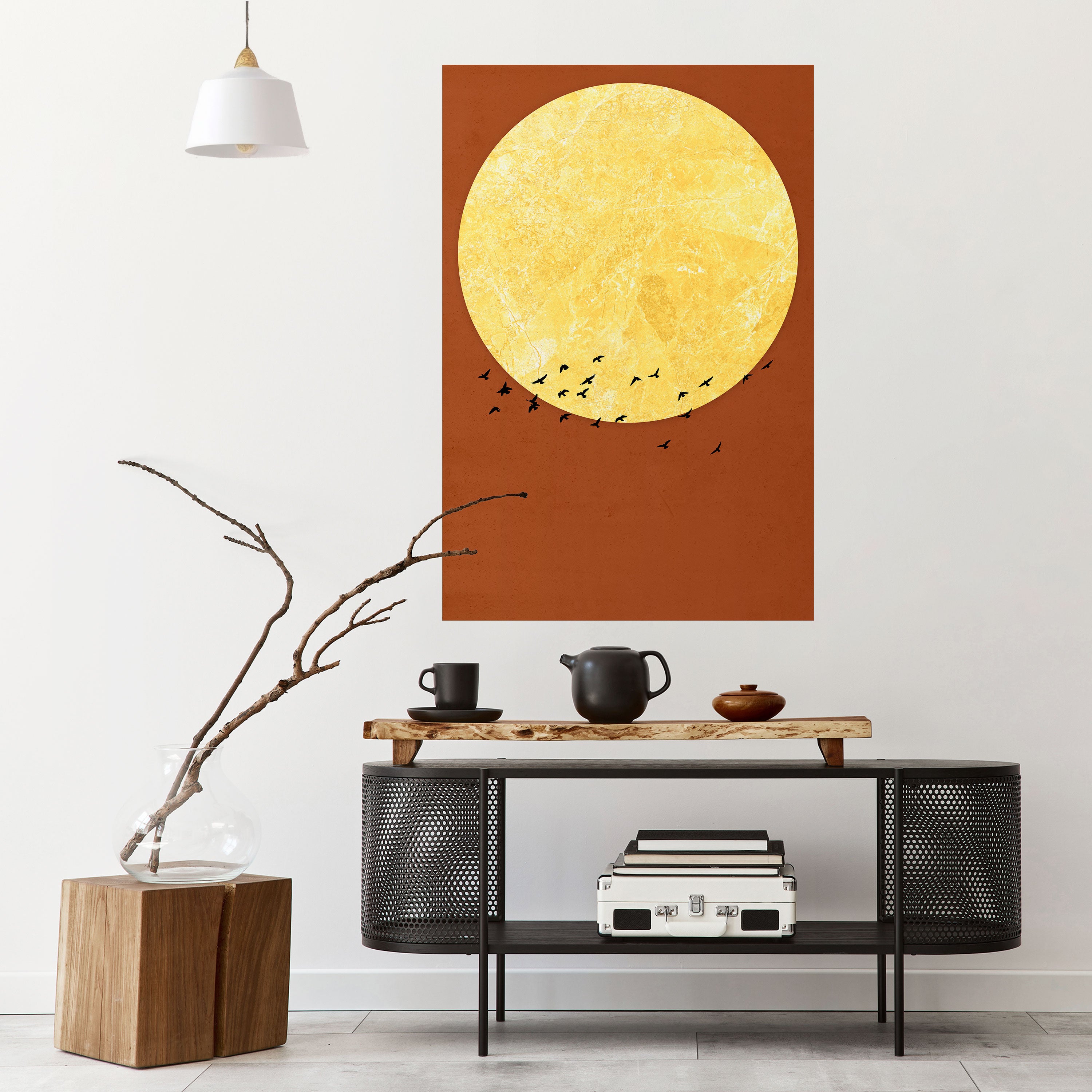 MOONLIT MIGRATION Naklejka/Plakat pionowy