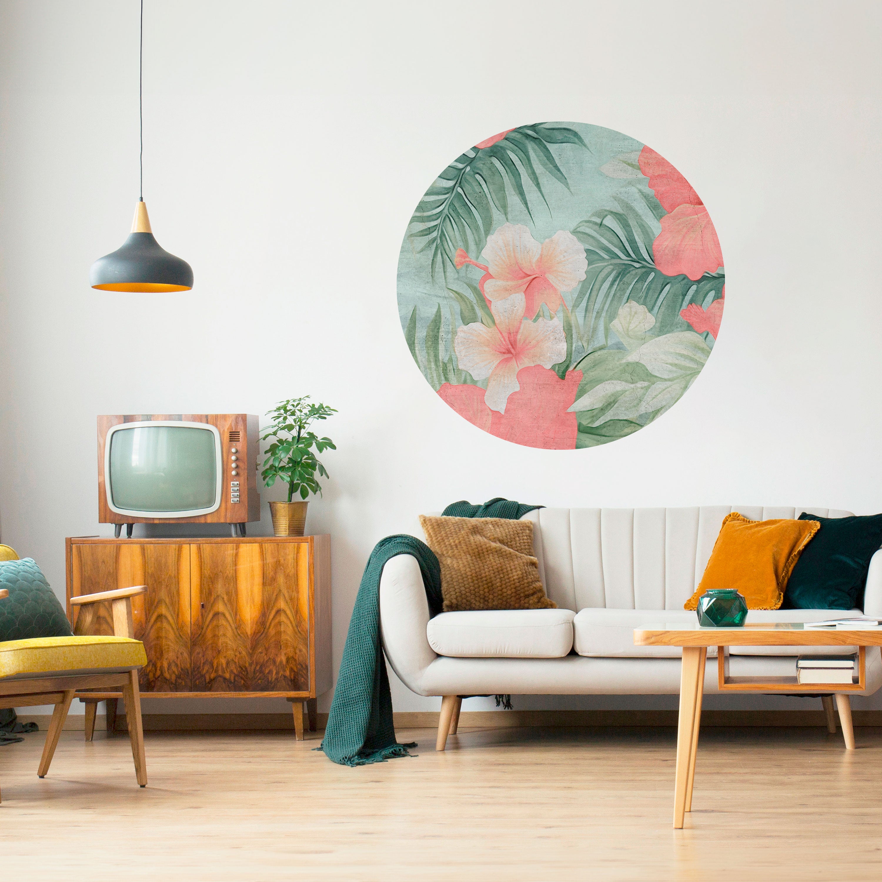 HAWAIIAN SPIRIT Naklejka okrągła