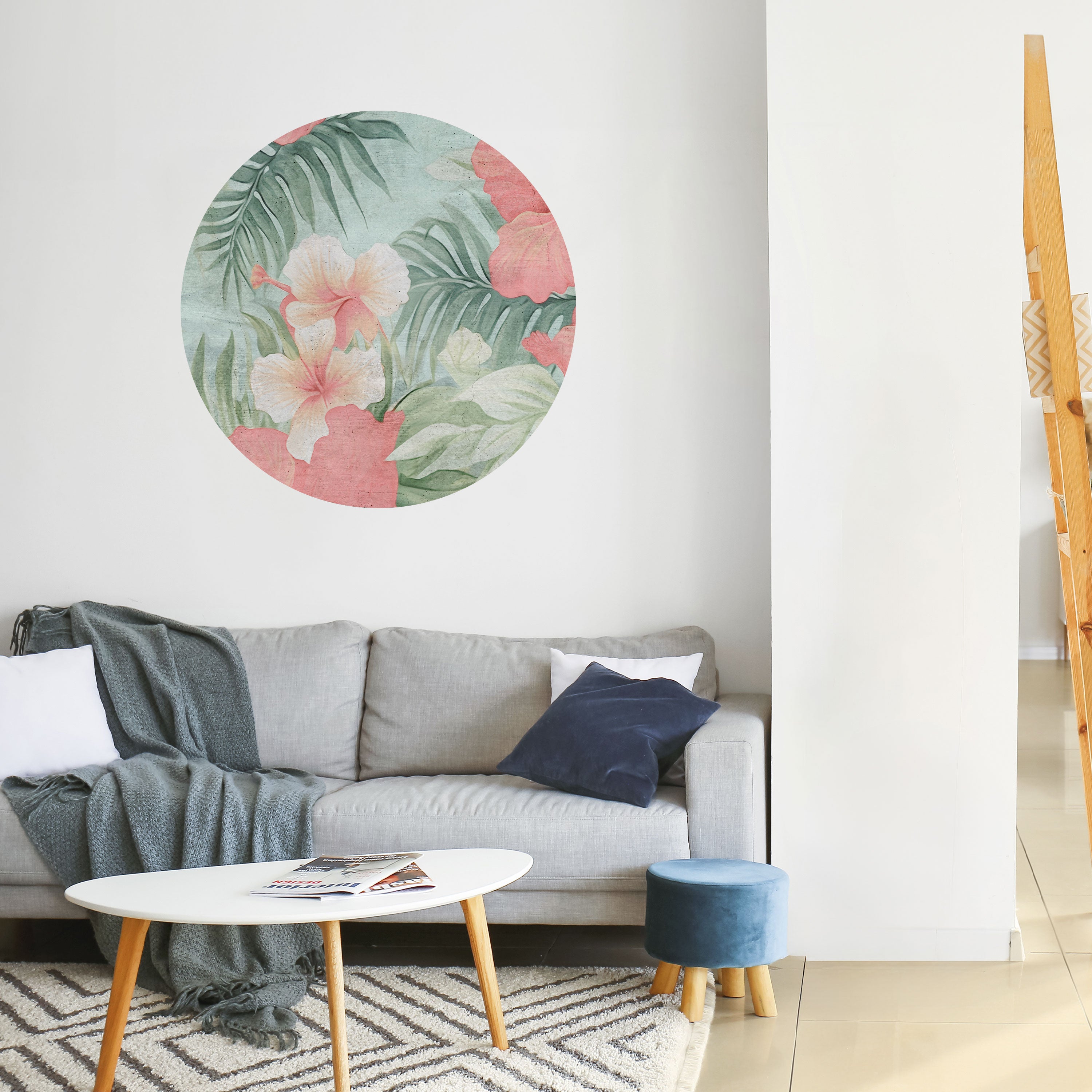 HAWAIIAN SPIRIT Naklejka okrągła