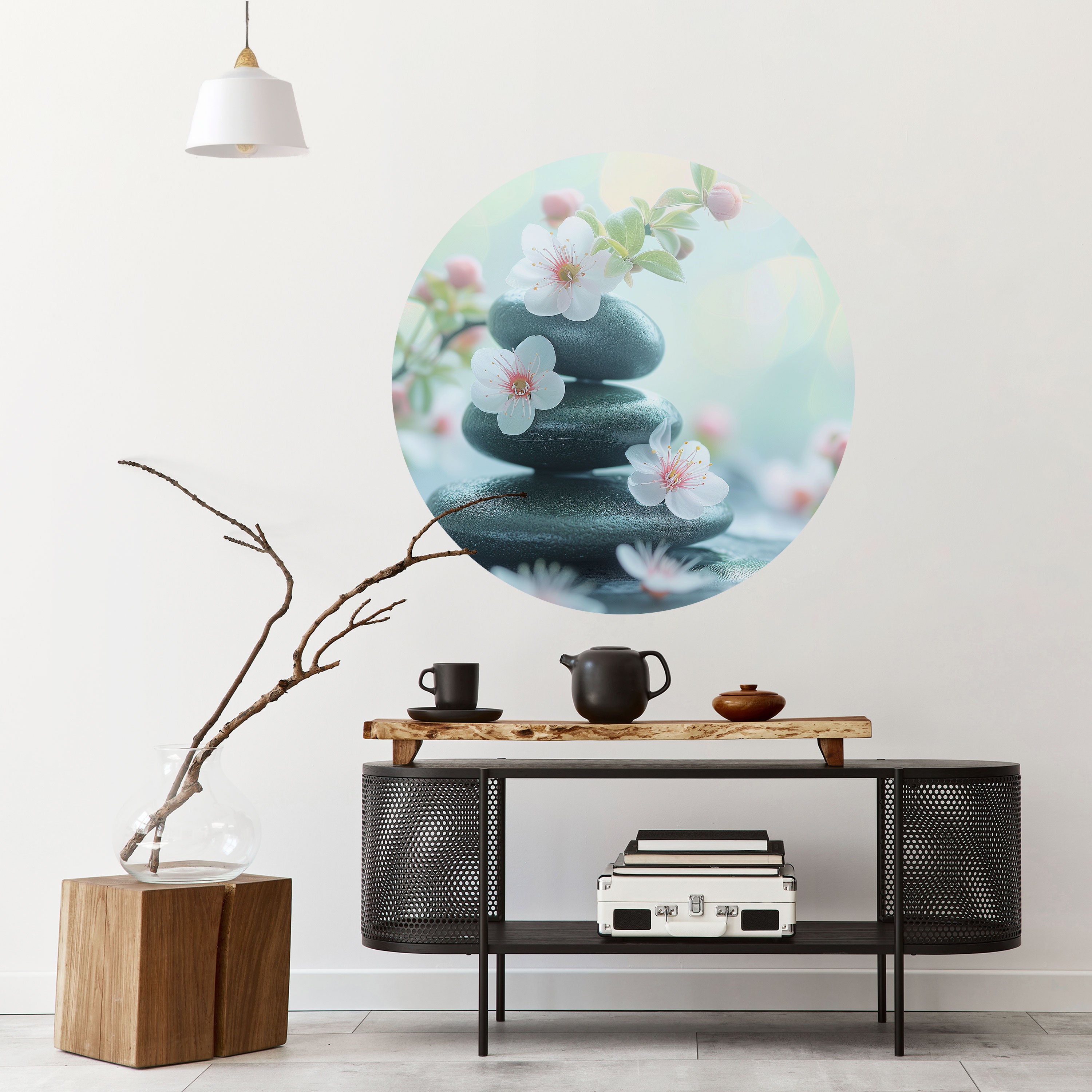 MINDFUL MOMENTS Naklejka okrągła