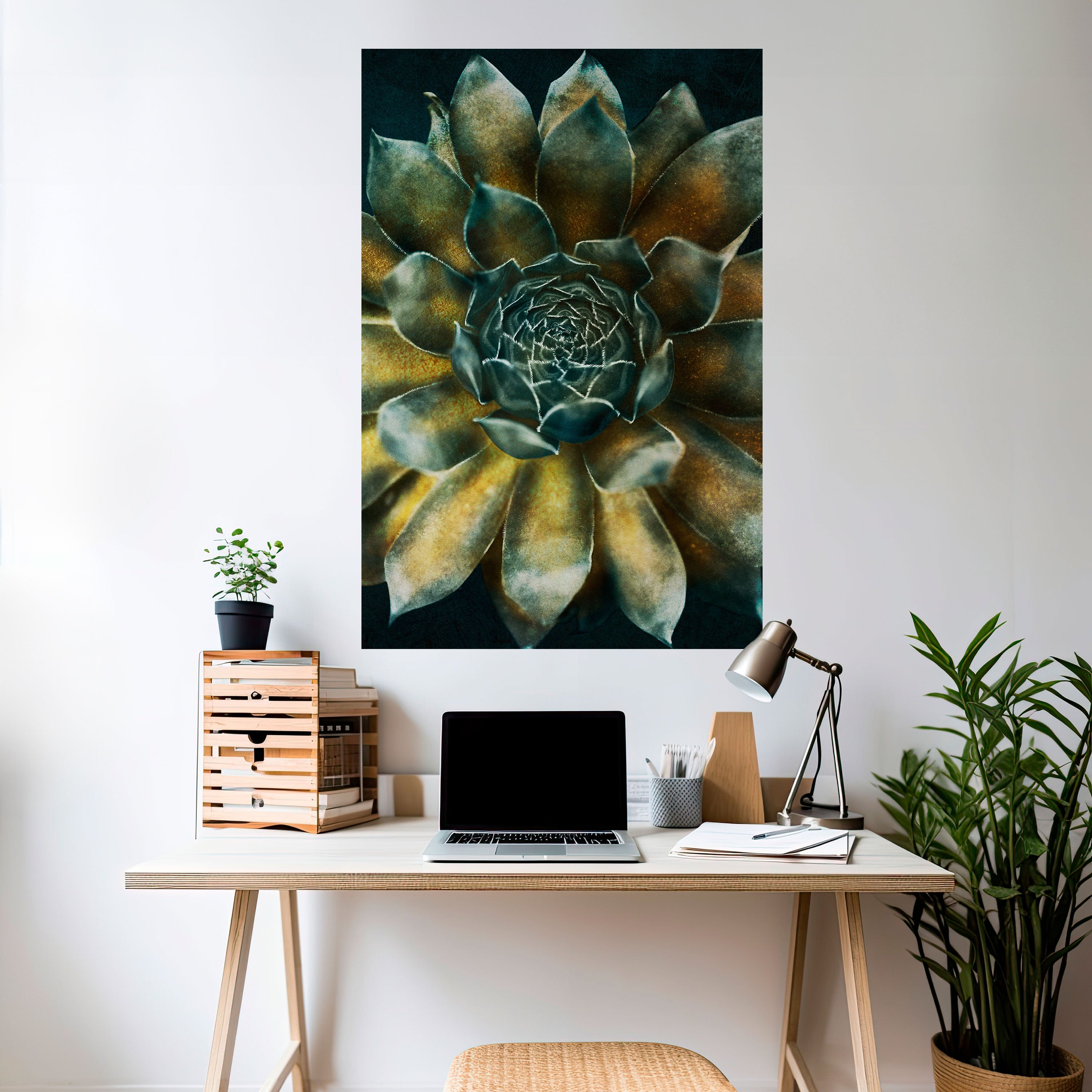MYSTICAL SUCCULENT WHIRL Naklejka/Plakat pionowy