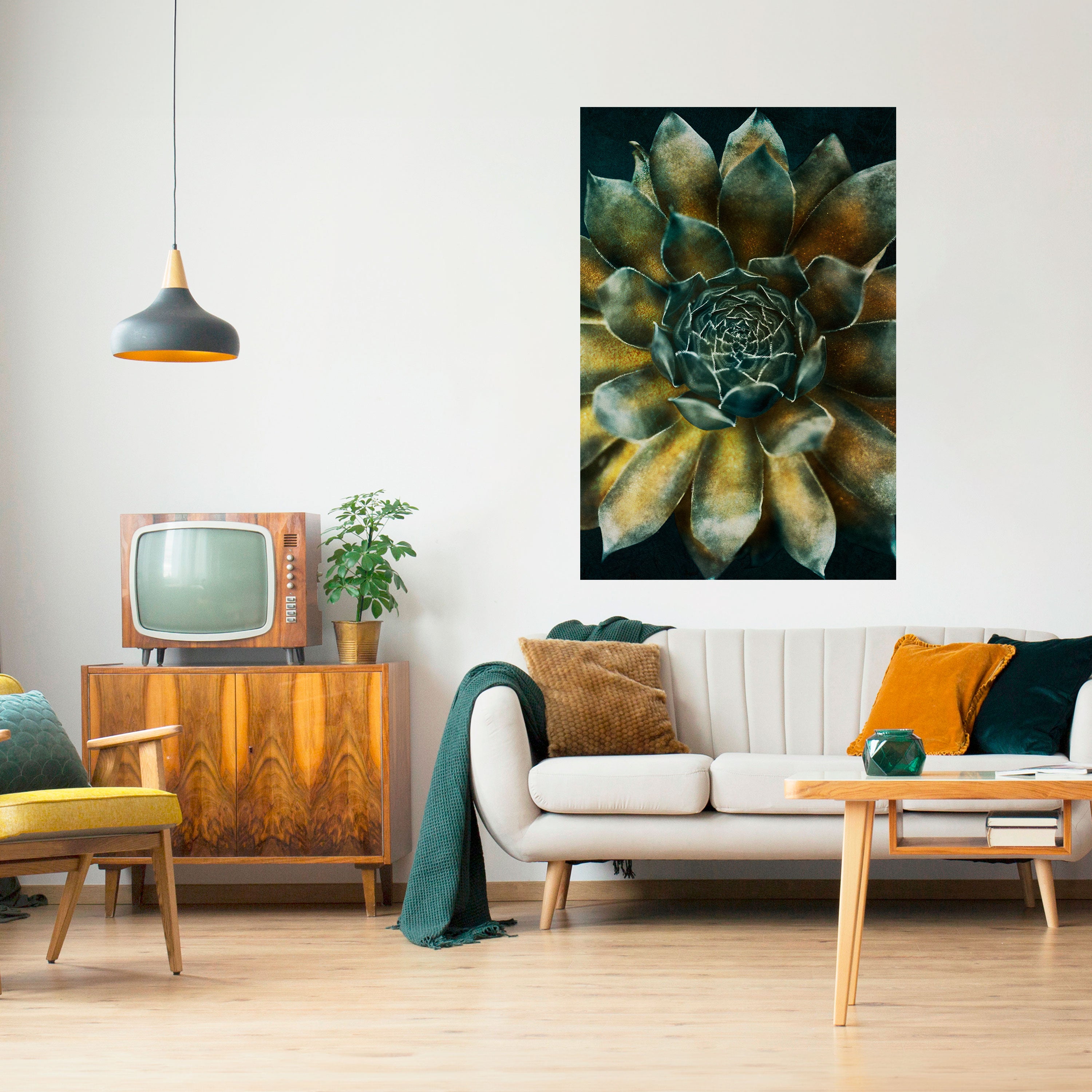 MYSTICAL SUCCULENT WHIRL Naklejka/Plakat pionowy
