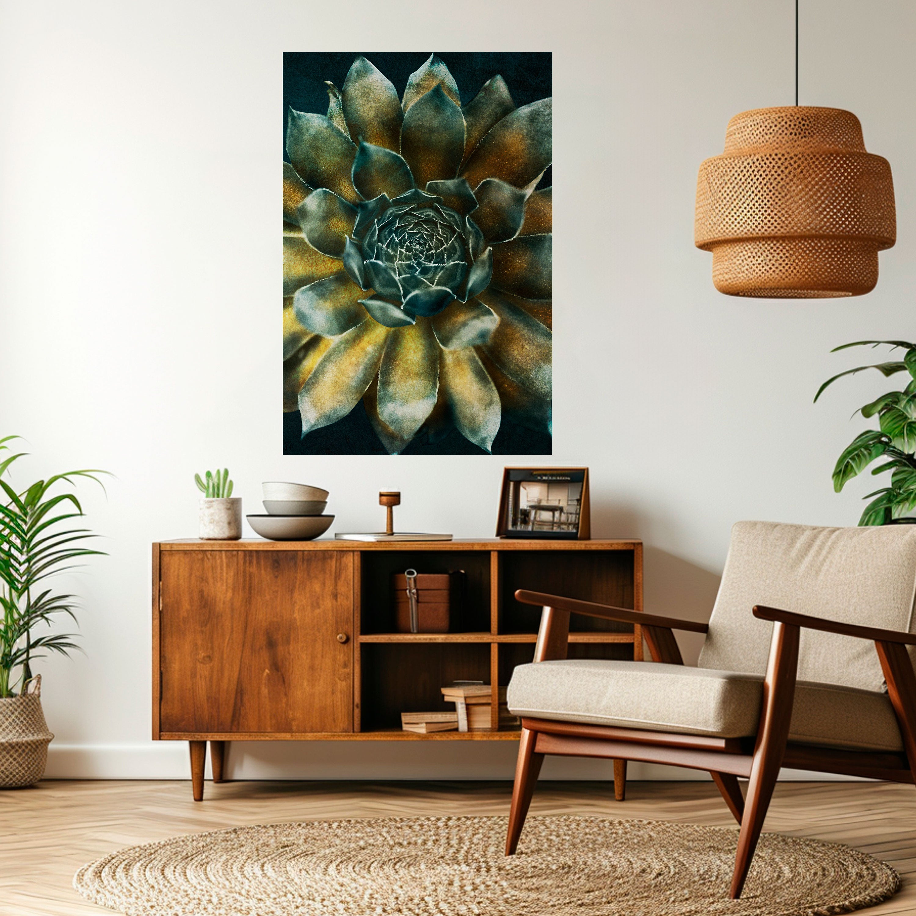 MYSTICAL SUCCULENT WHIRL Naklejka/Plakat pionowy