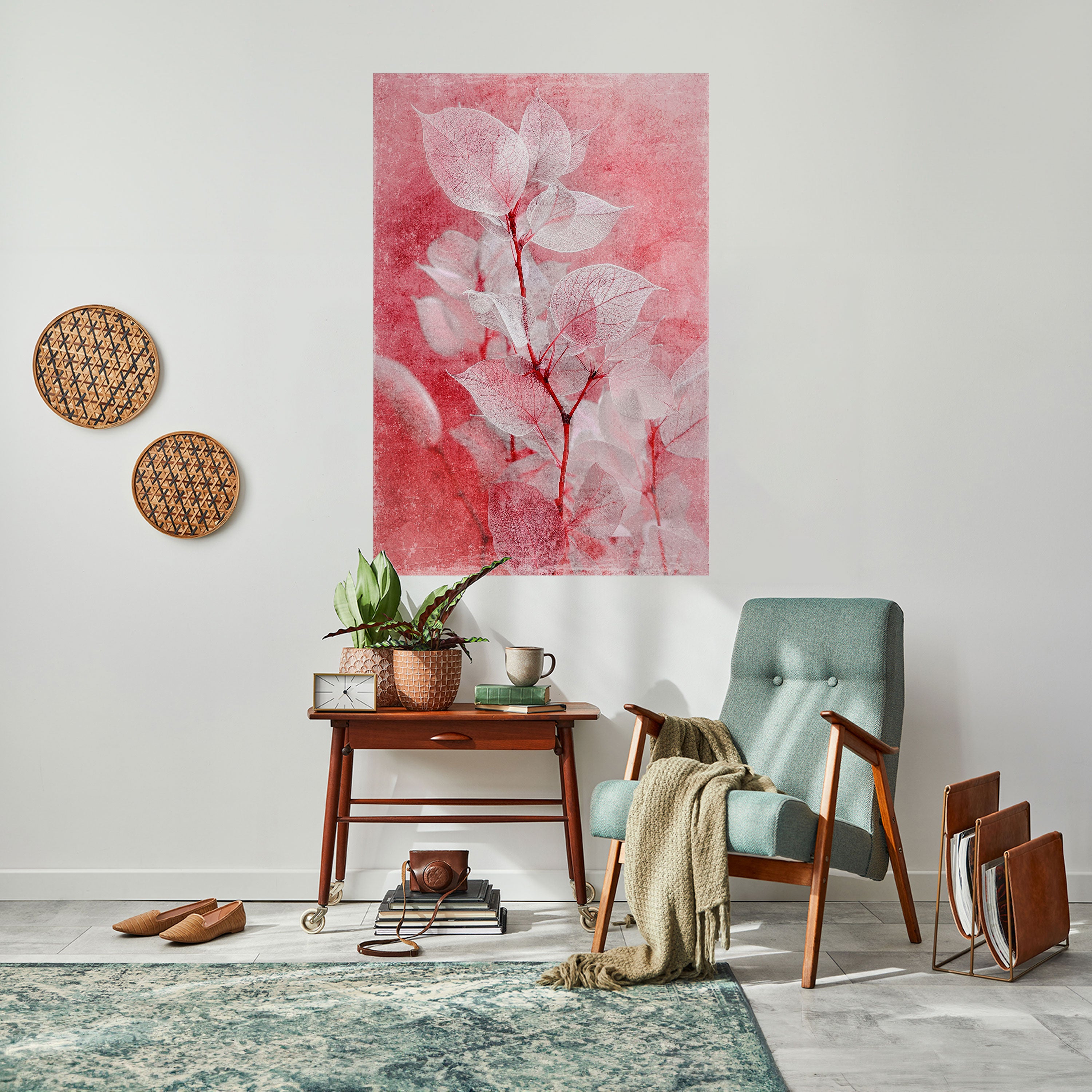 ETHERAL PETAL GLOW Naklejka/Plakat pionowy