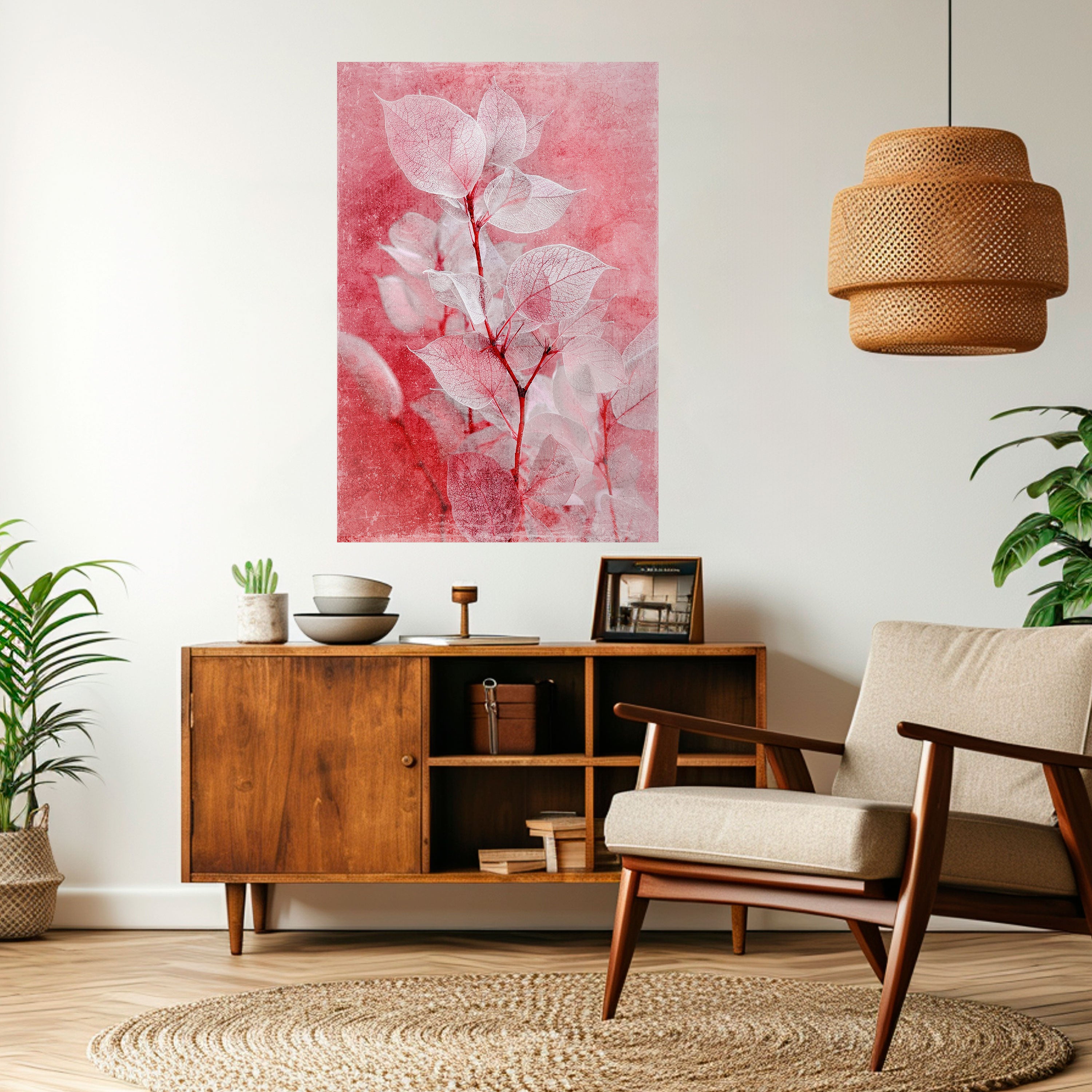 ETHERAL PETAL GLOW Naklejka/Plakat pionowy