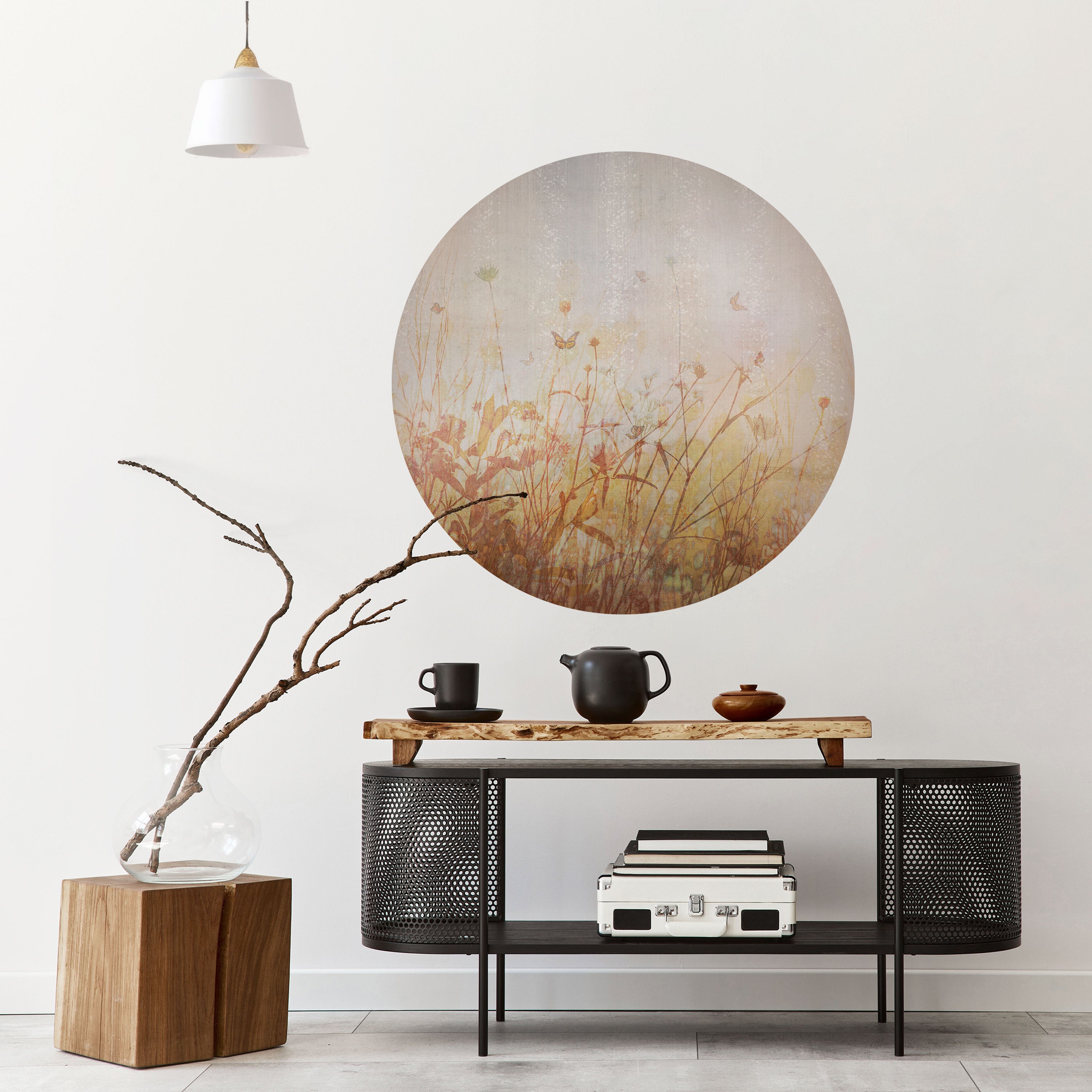 MEADOW BUTTERFLIES Naklejka okrągła