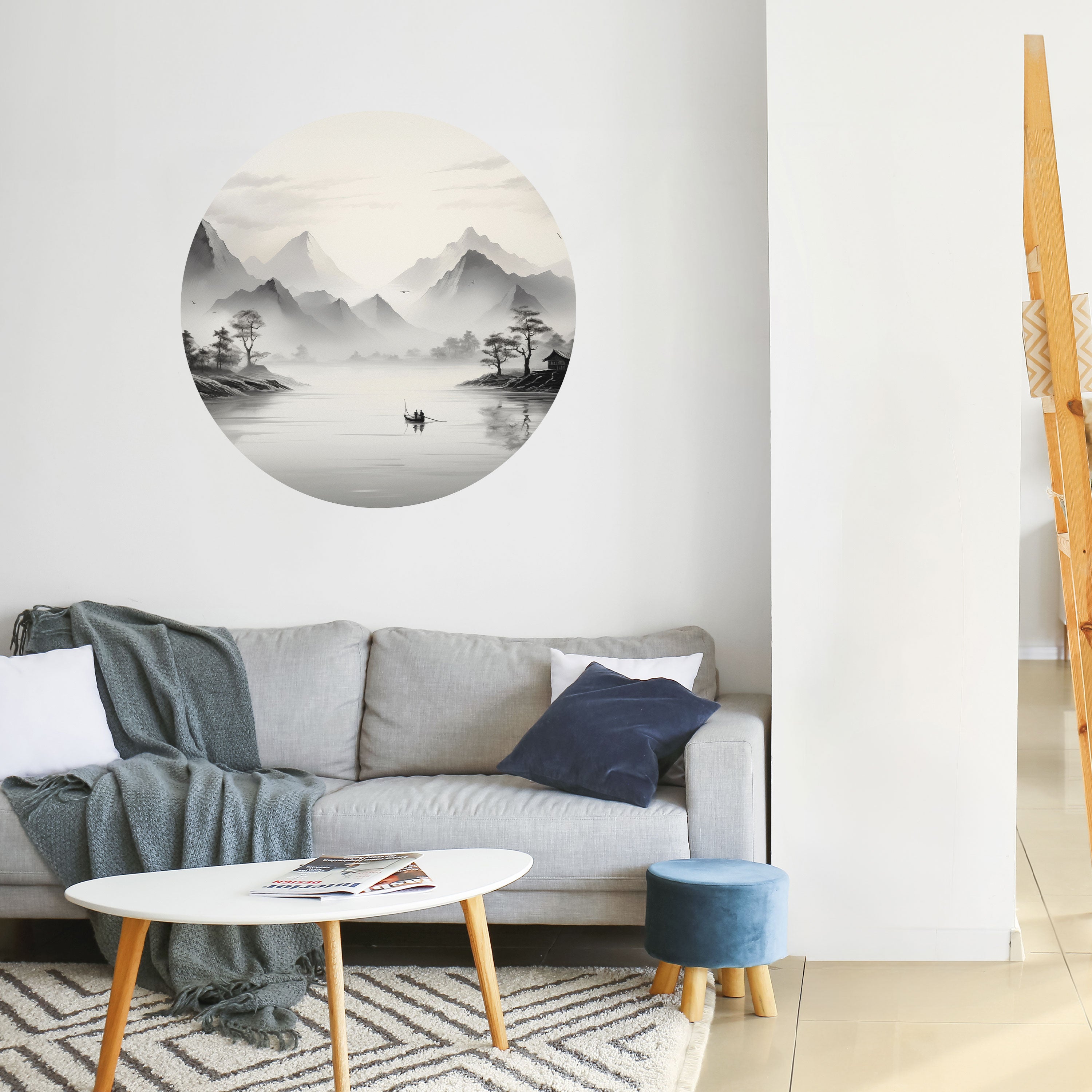 ASIAN VENTURE Naklejka okrągła