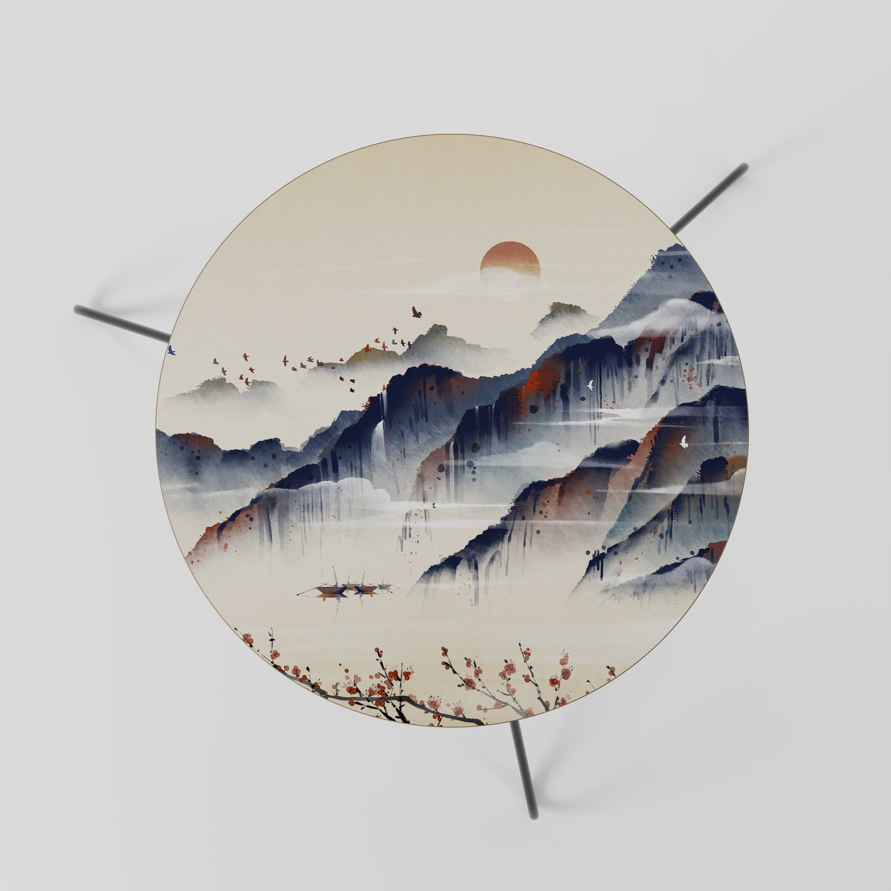 JAPANESE LANDSCAPE Stolik kawowy mały