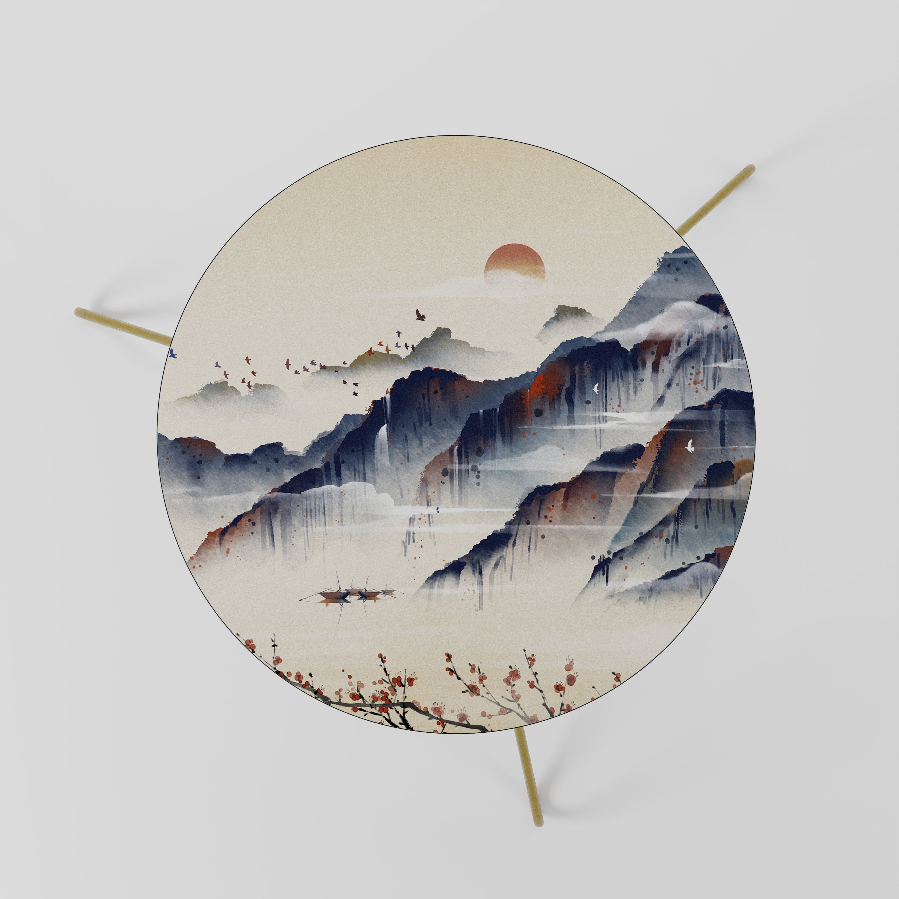JAPANESE LANDSCAPE Stolik kawowy mały