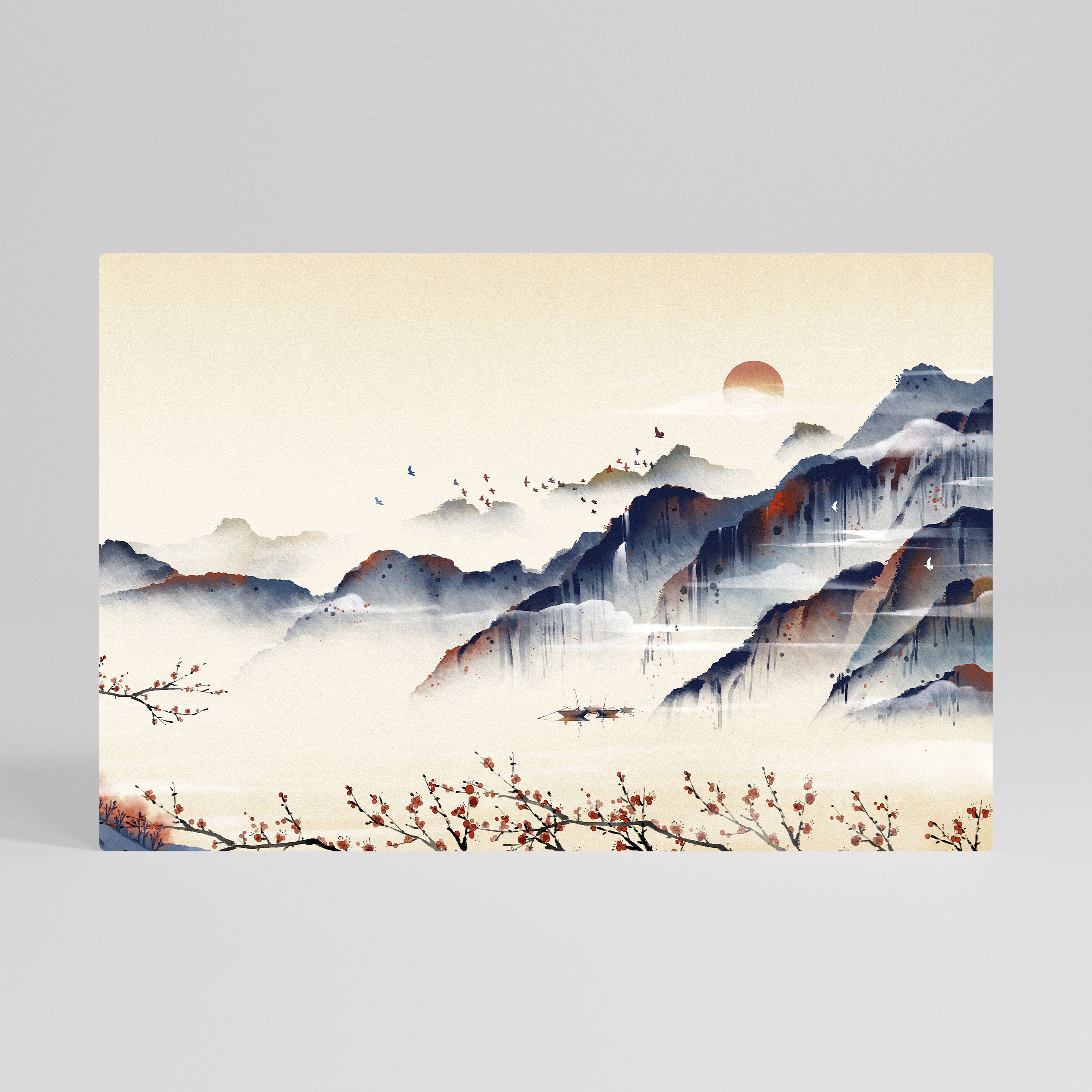JAPANESE LANDSCAPE - Obraz na płótnie (poziomy)