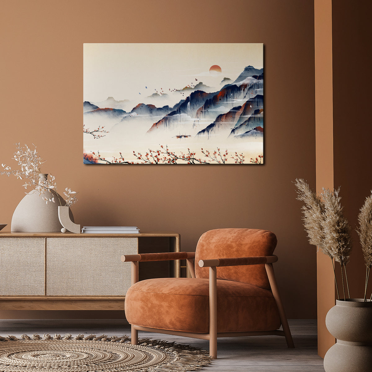 JAPANESE LANDSCAPE Poziomy obraz na płótnie