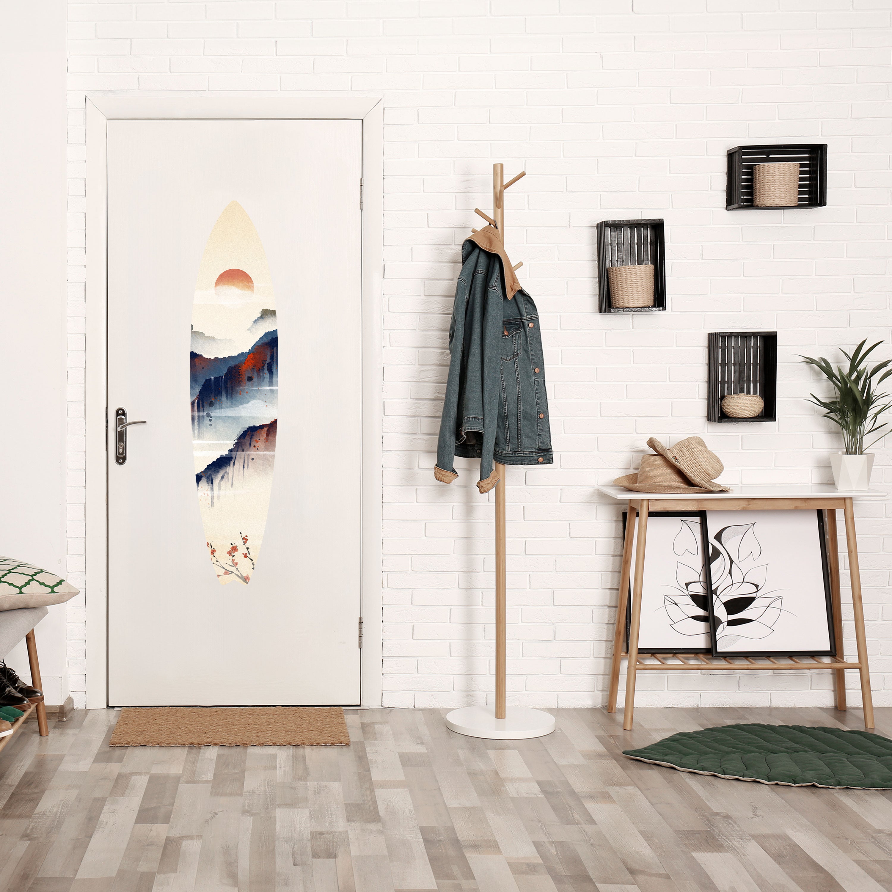 JAPANESE LANDSCAPE Naklejka - deska surfingowa