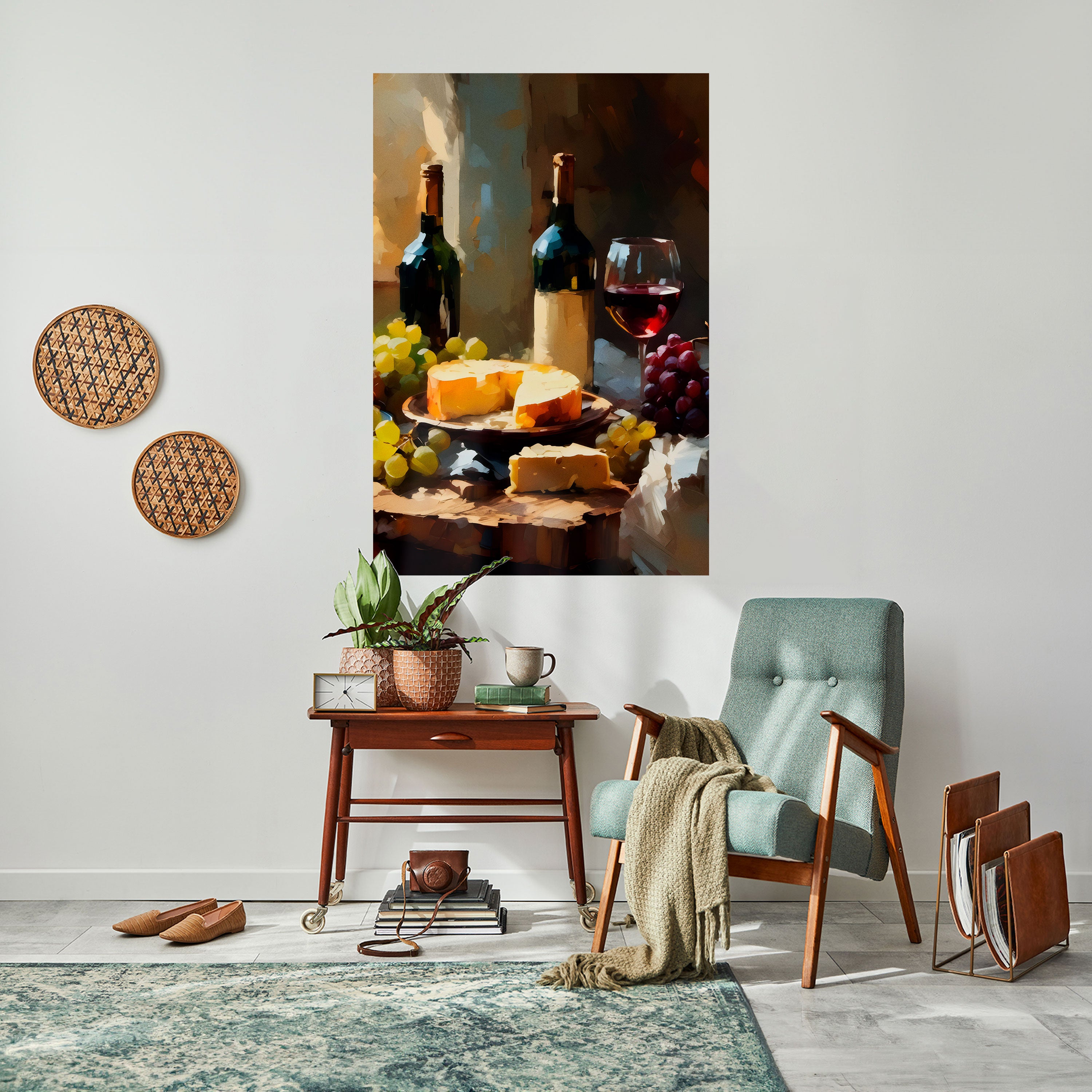 VINTAGE VINEYARD LUXURY Naklejka/Plakat pionowy