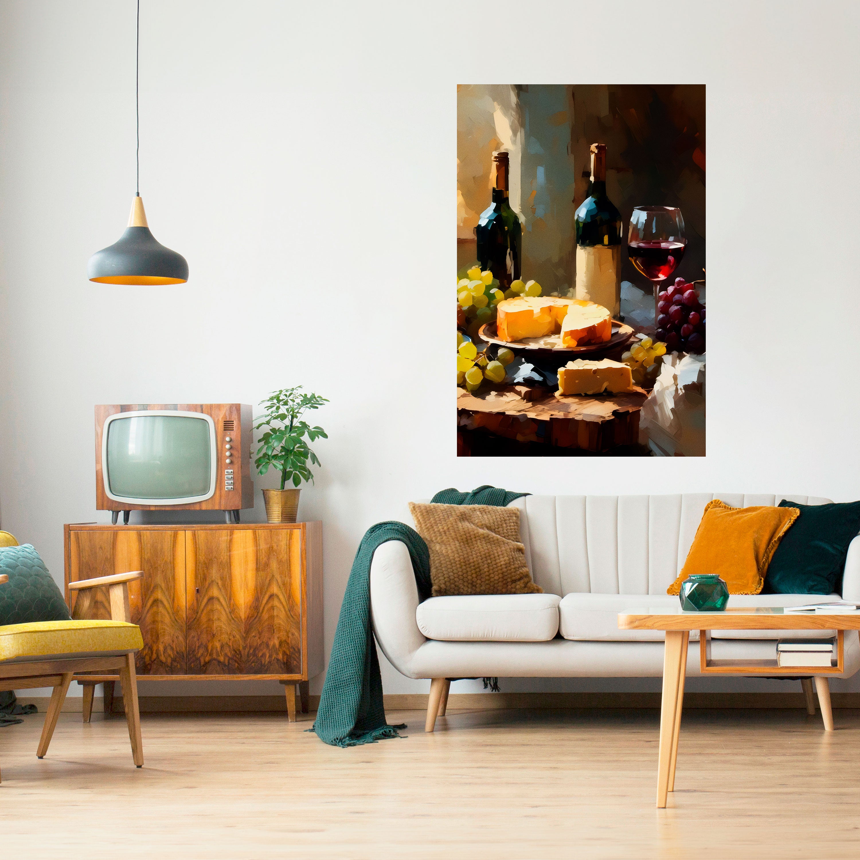 VINTAGE VINEYARD LUXURY Naklejka/Plakat pionowy