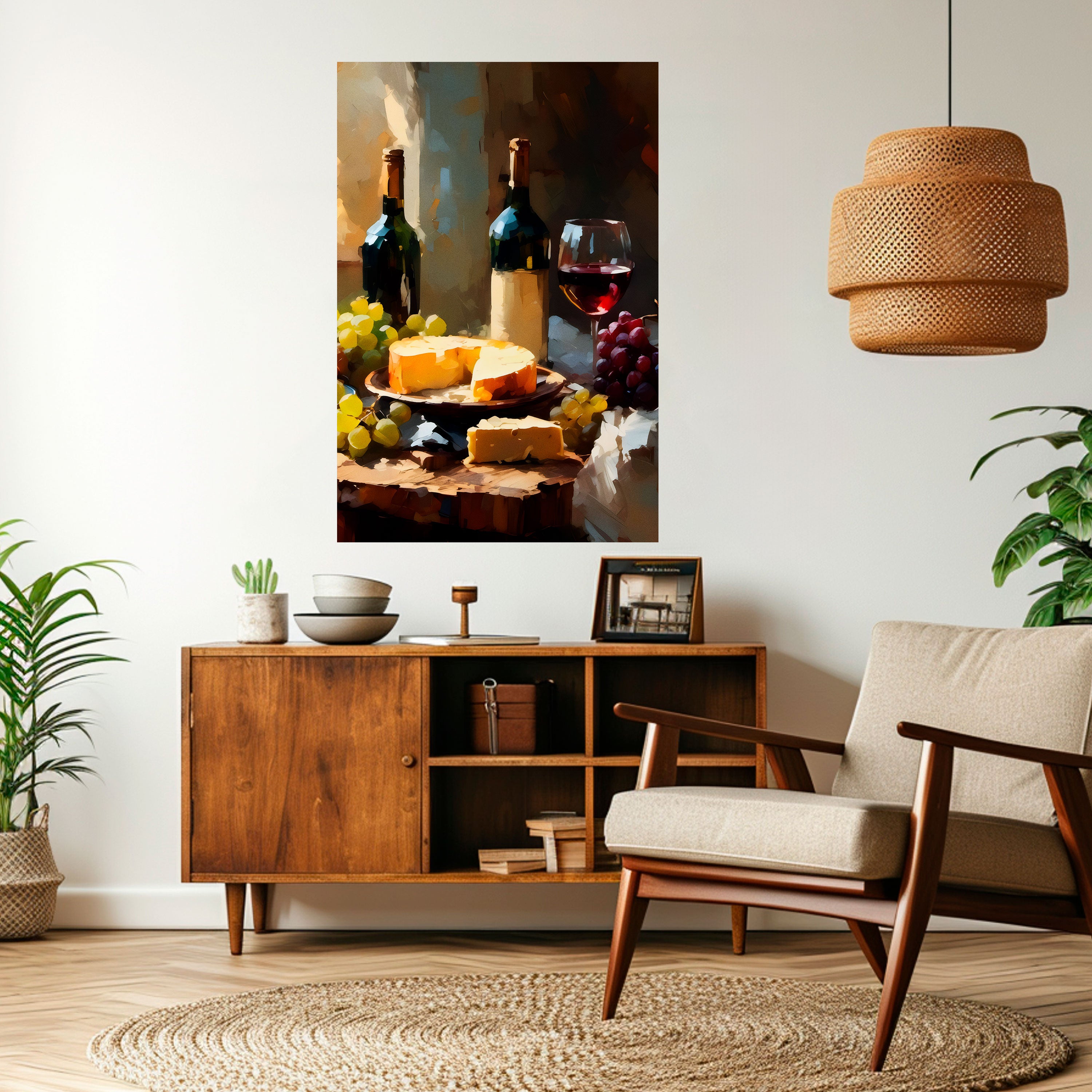 VINTAGE VINEYARD LUXURY Naklejka/Plakat pionowy