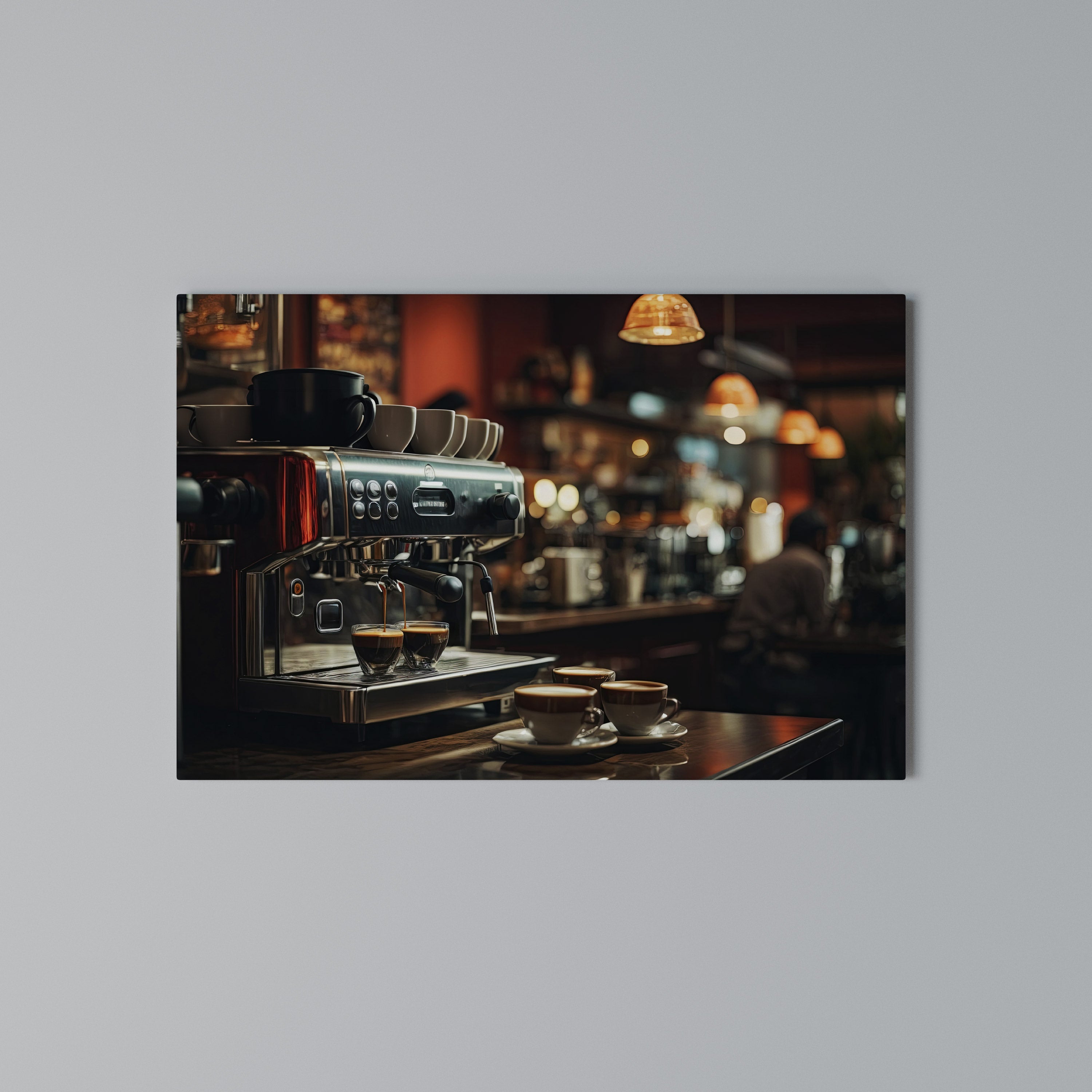 BARISTA’S DREAM MACHINE Poziomy obraz na płótnie