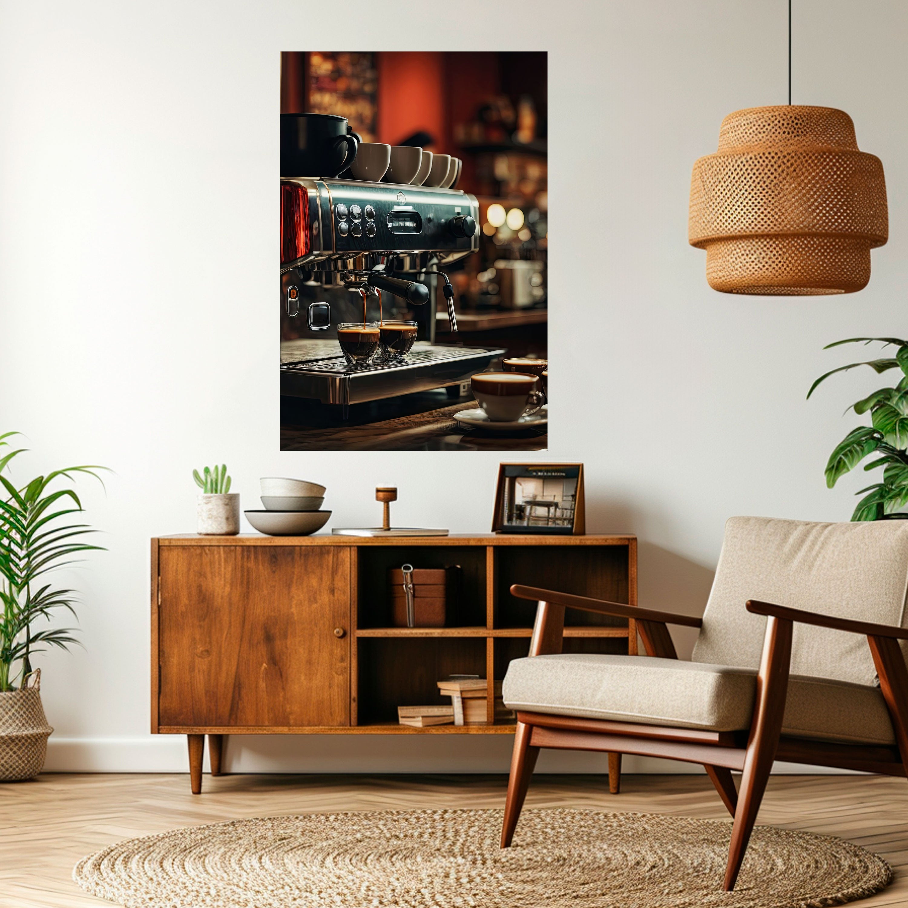 BARISTA’S DREAM MACHINE Naklejka/Plakat pionowy