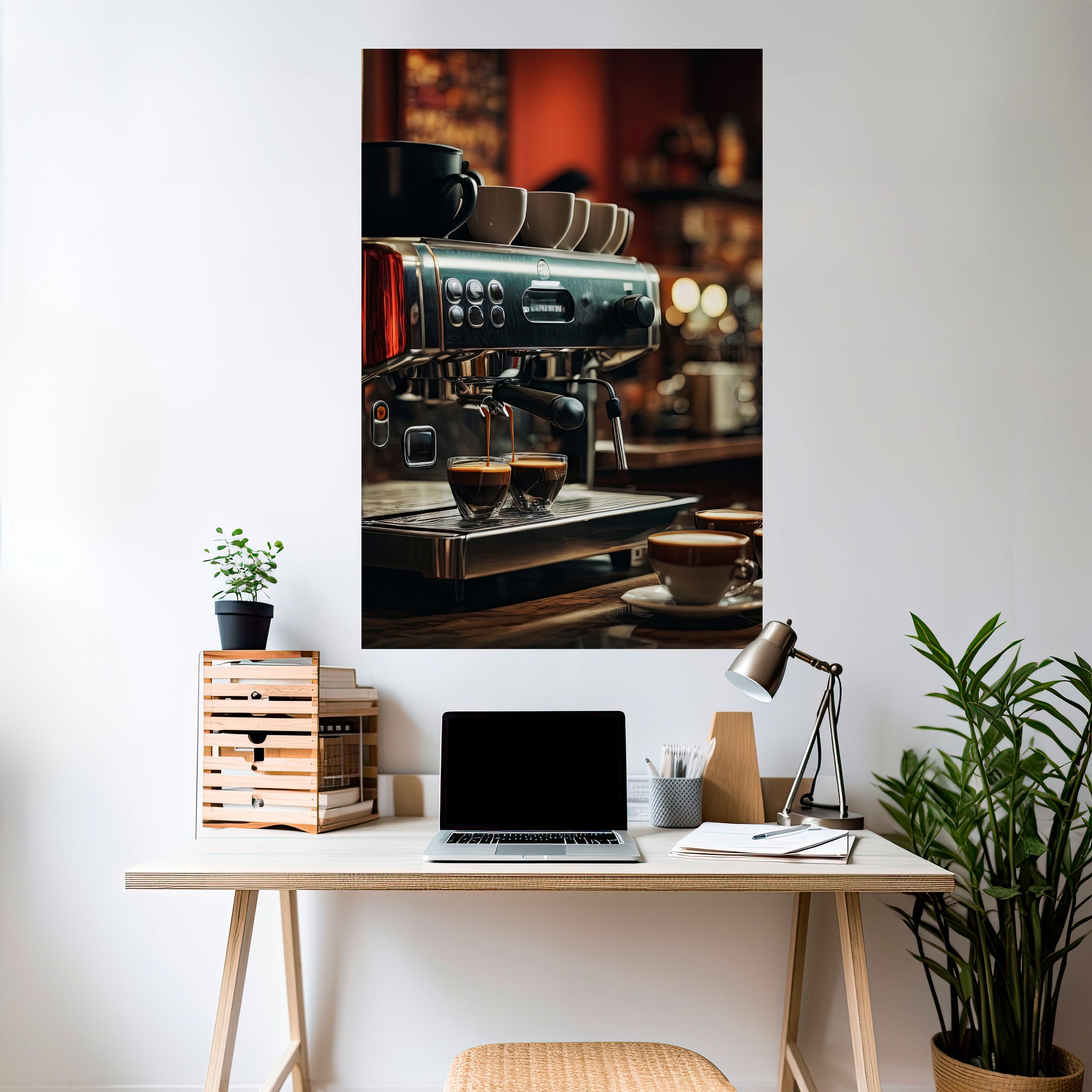 BARISTA’S DREAM MACHINE Naklejka/Plakat pionowy
