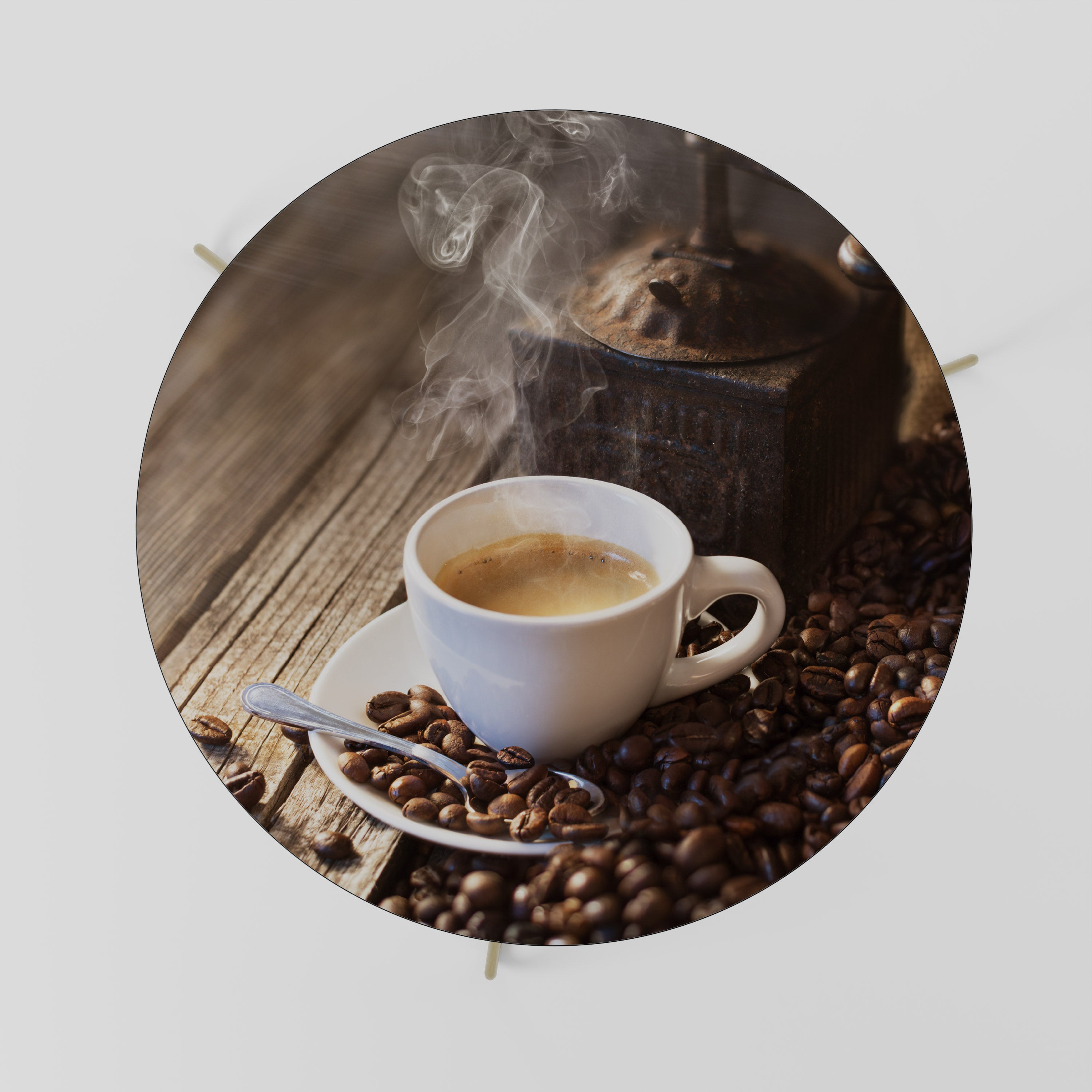 STEAMING BREWED DELIGHT Stolik kawowy duży