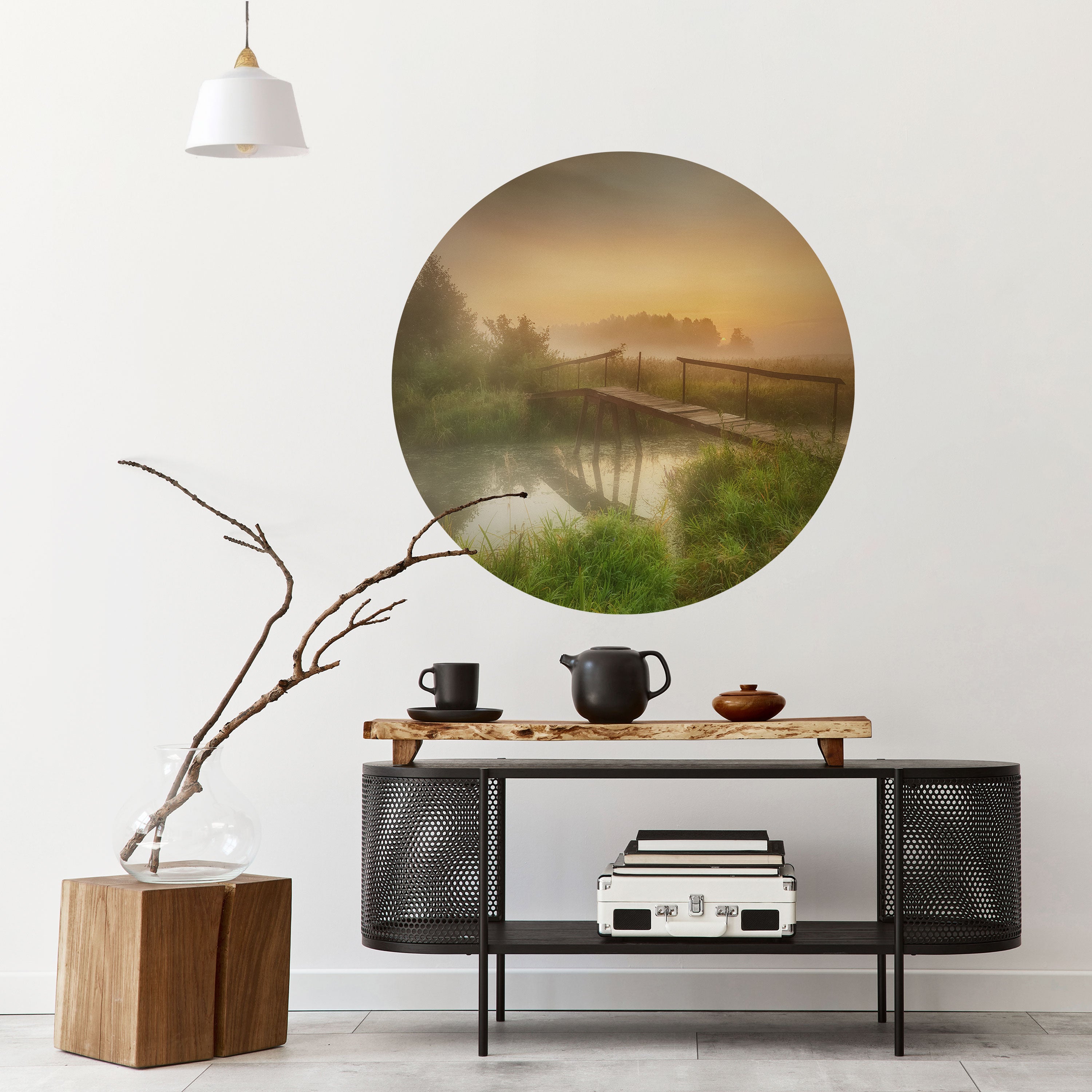 DREAMY HAZE Naklejka okrągła