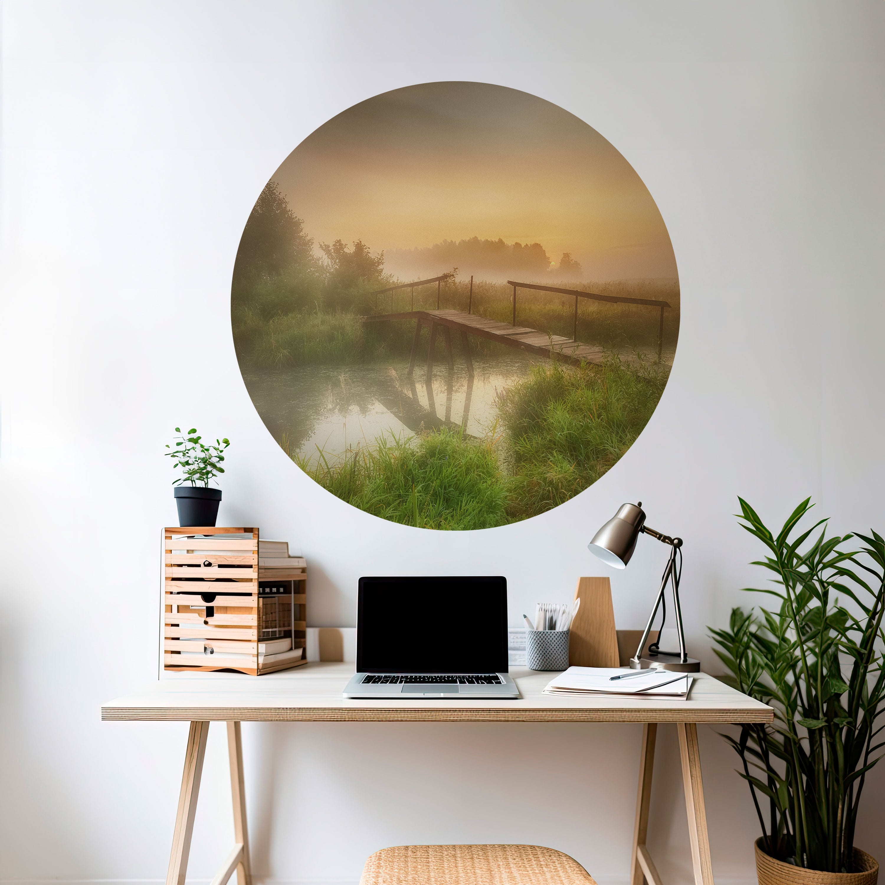 DREAMY HAZE Naklejka okrągła