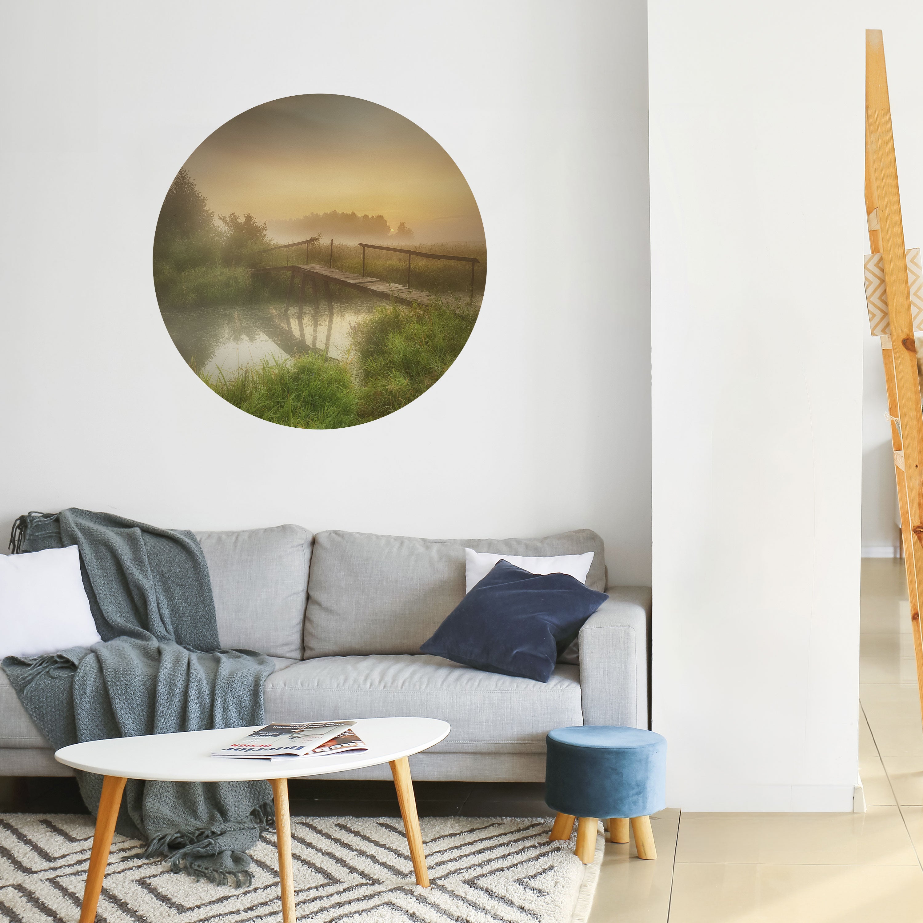 DREAMY HAZE Naklejka okrągła