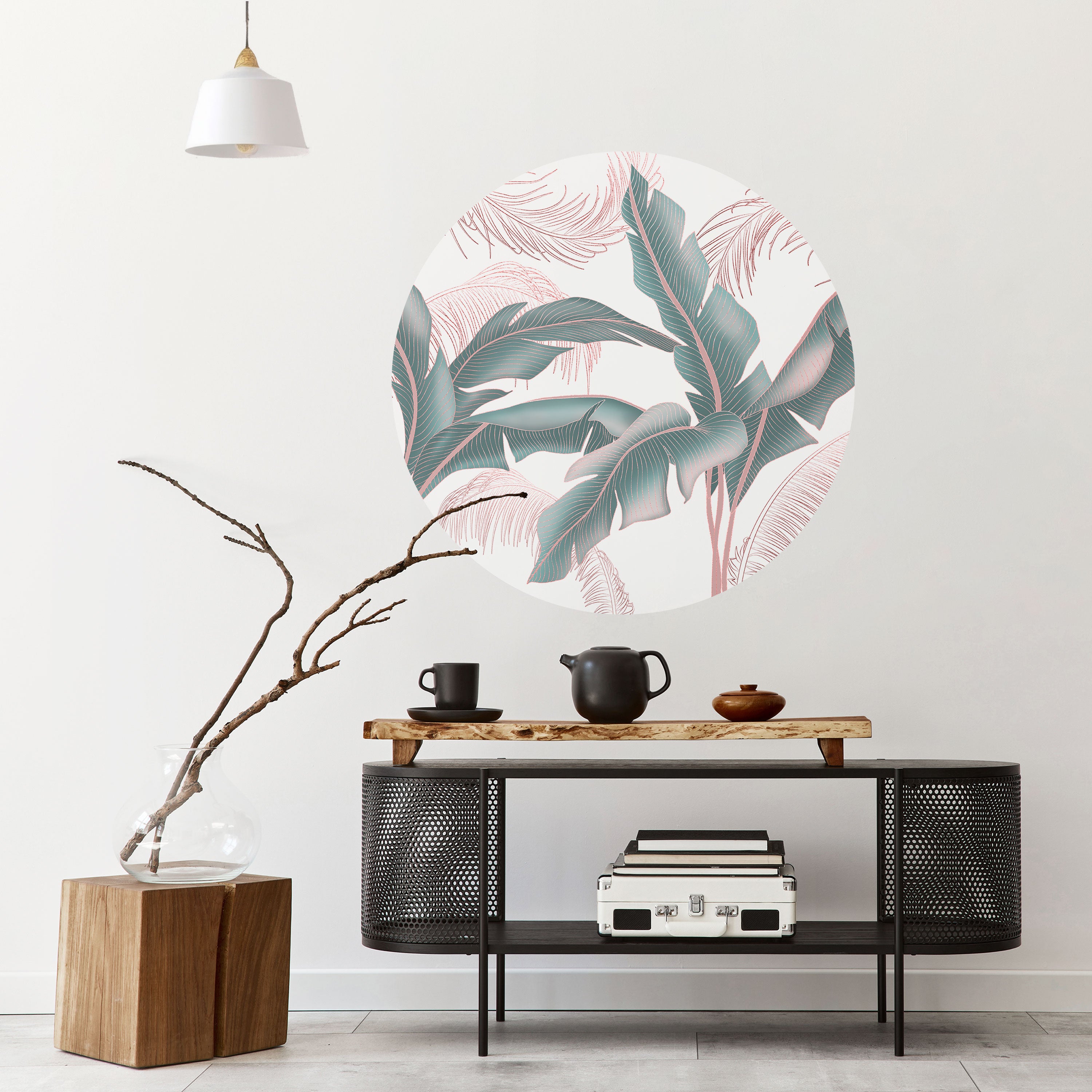 DELICATE BLISS Naklejka okrągła