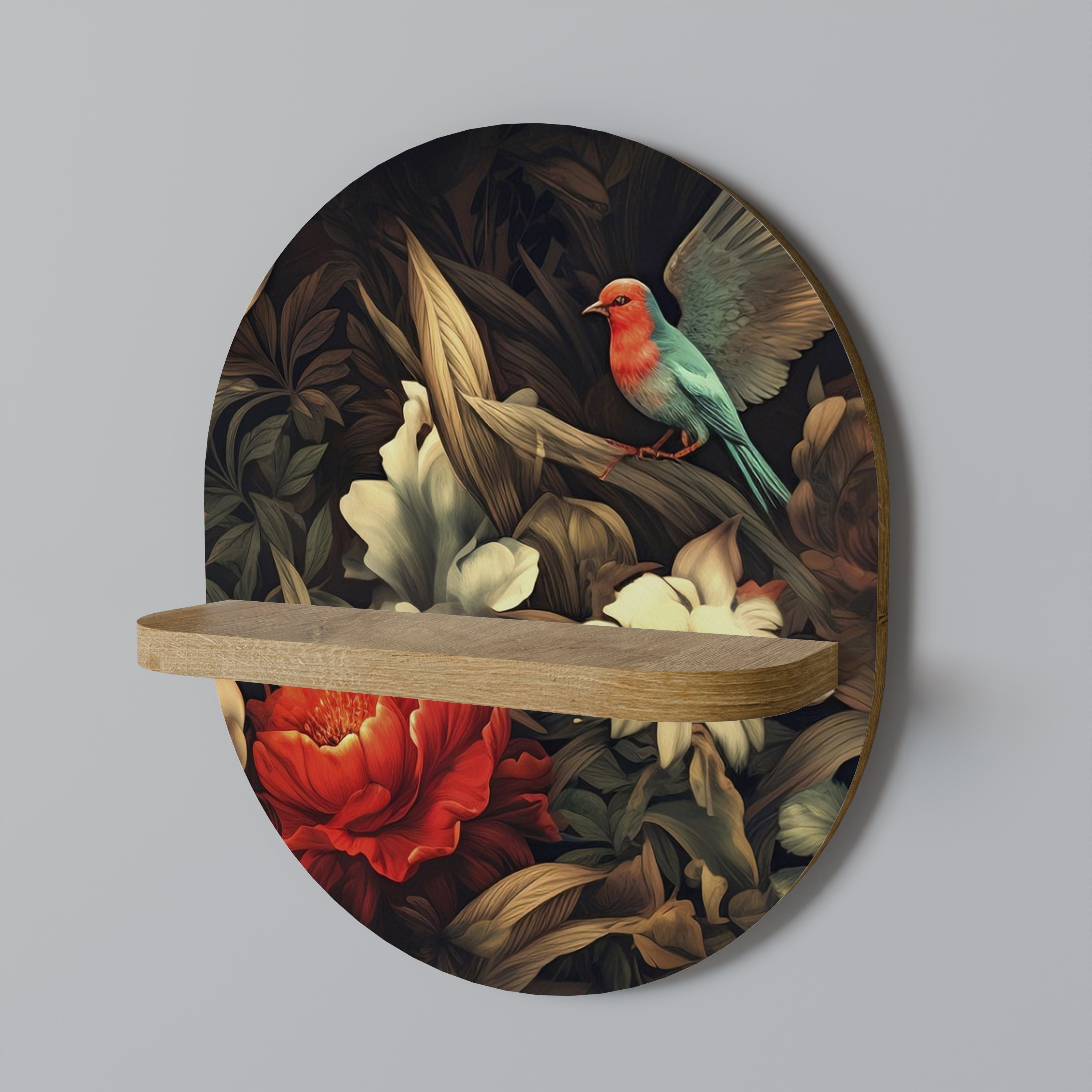 BOTANICAL BIRDSONG Półka owalna