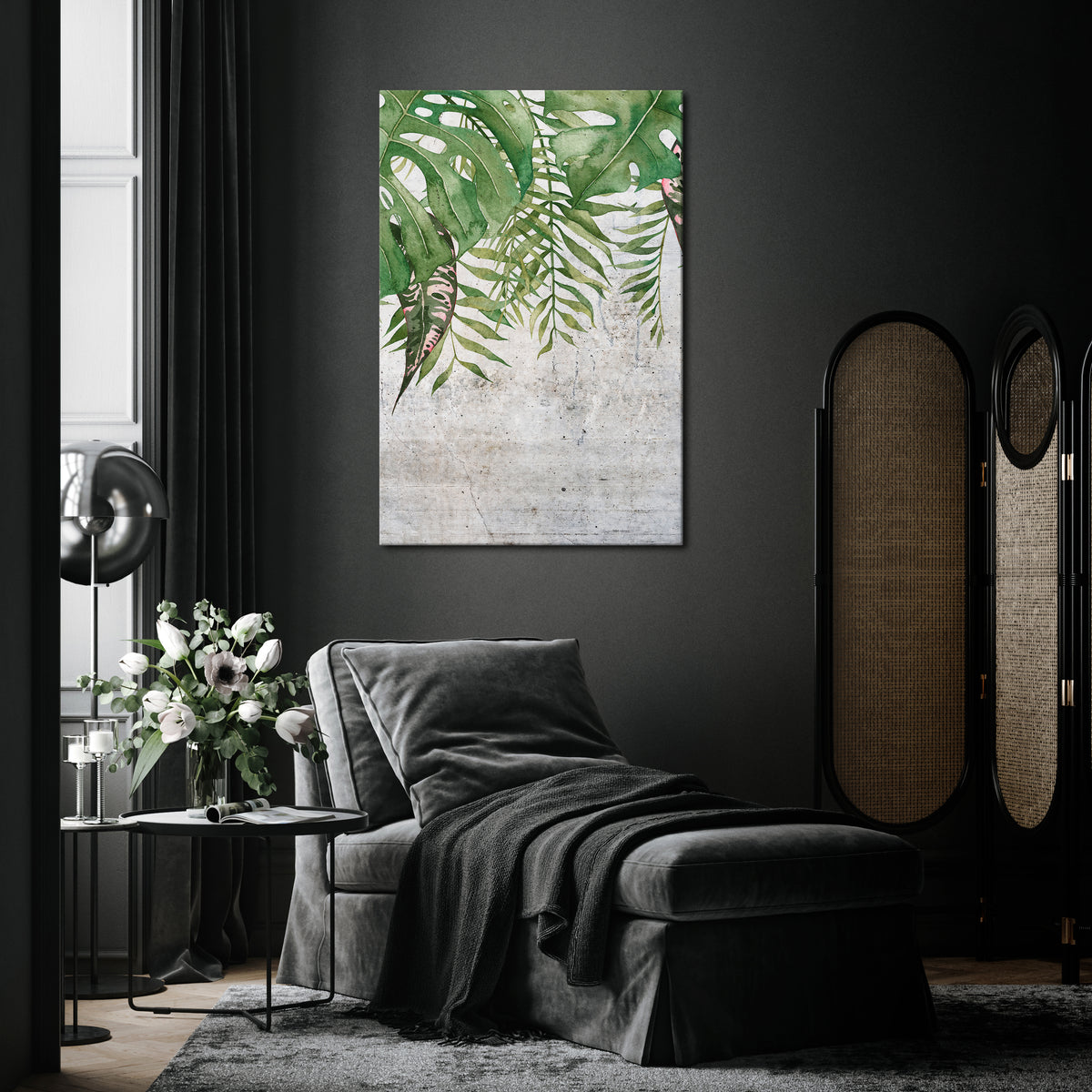 URBAN TROPICS Pionowy obraz na płótnie