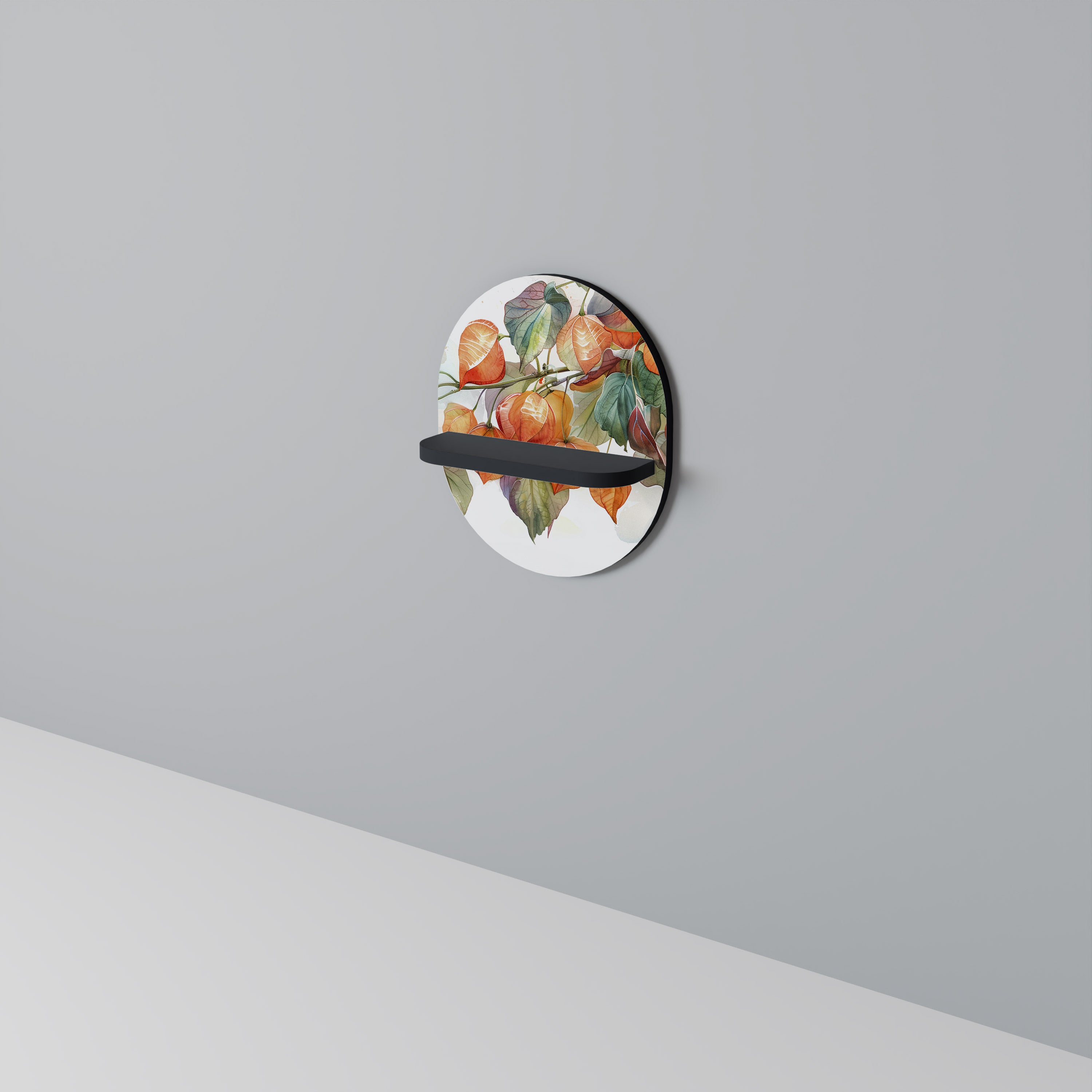 FLEETING DAYS Półka owalna Czarna