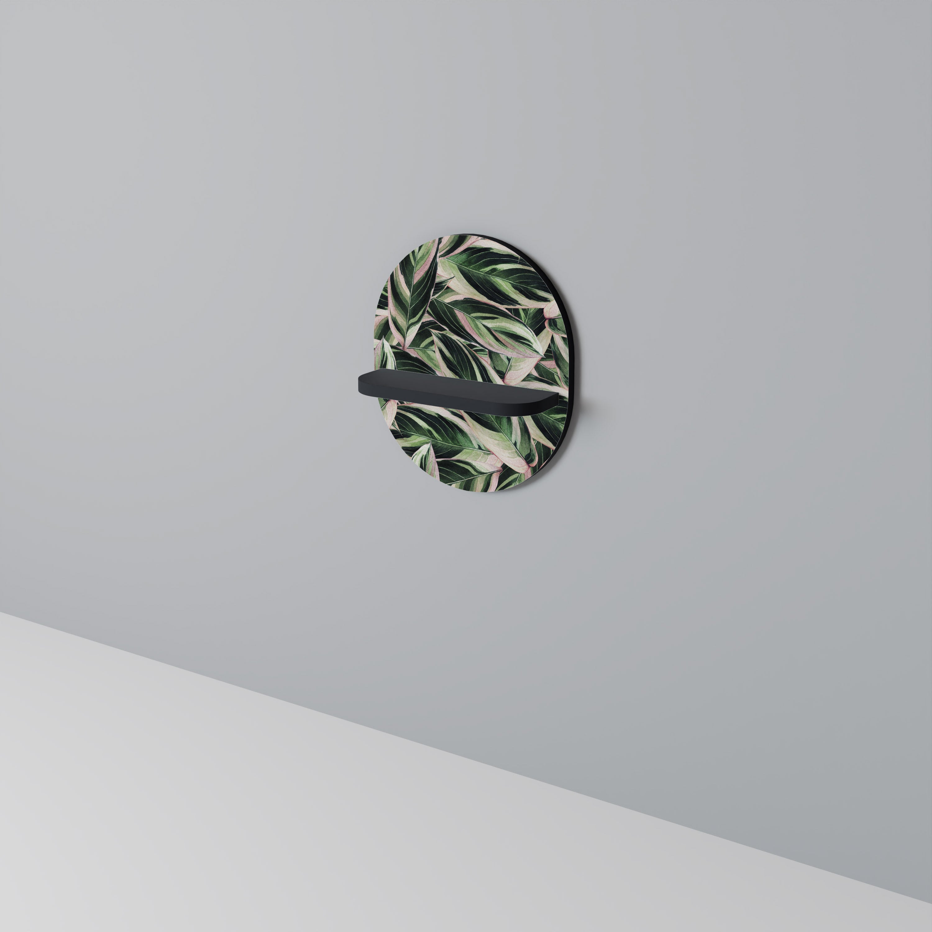 EERIE STROMANTHE Półka owalna Czarna