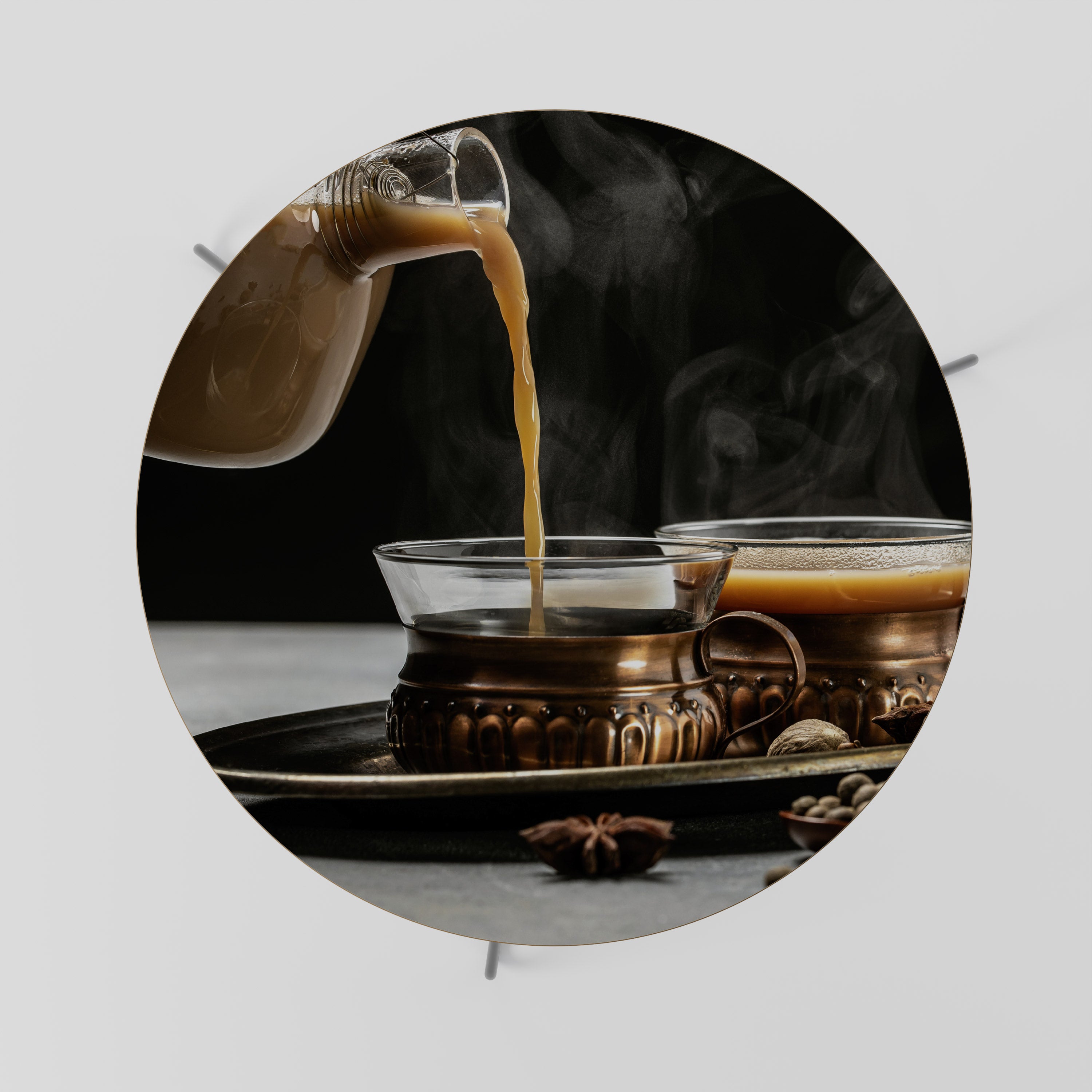 STEAMING SIPS OF SERENITY Stolik kawowy duży