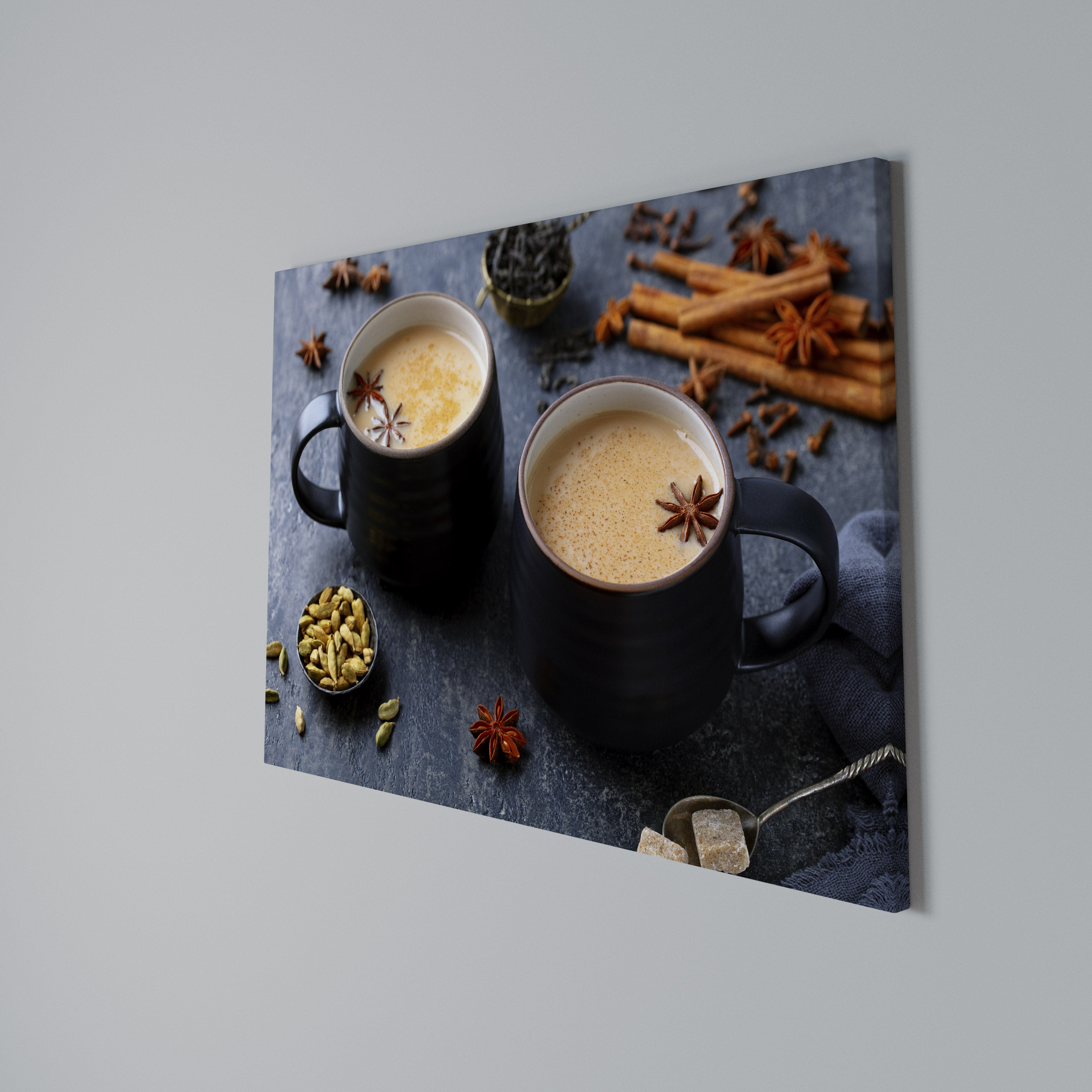 WARMTH IN A CUP Poziomy obraz na płótnie