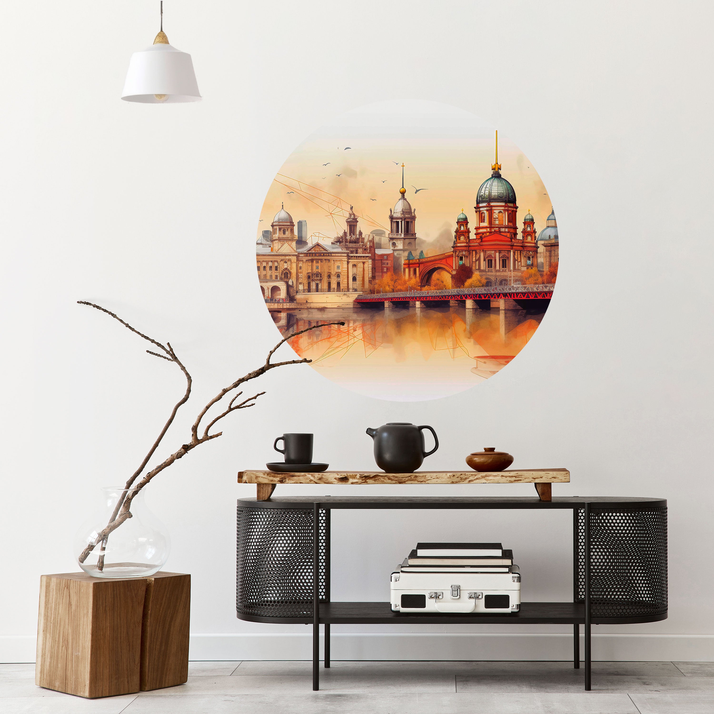 BERLIN SPIRIT Naklejka okrągła