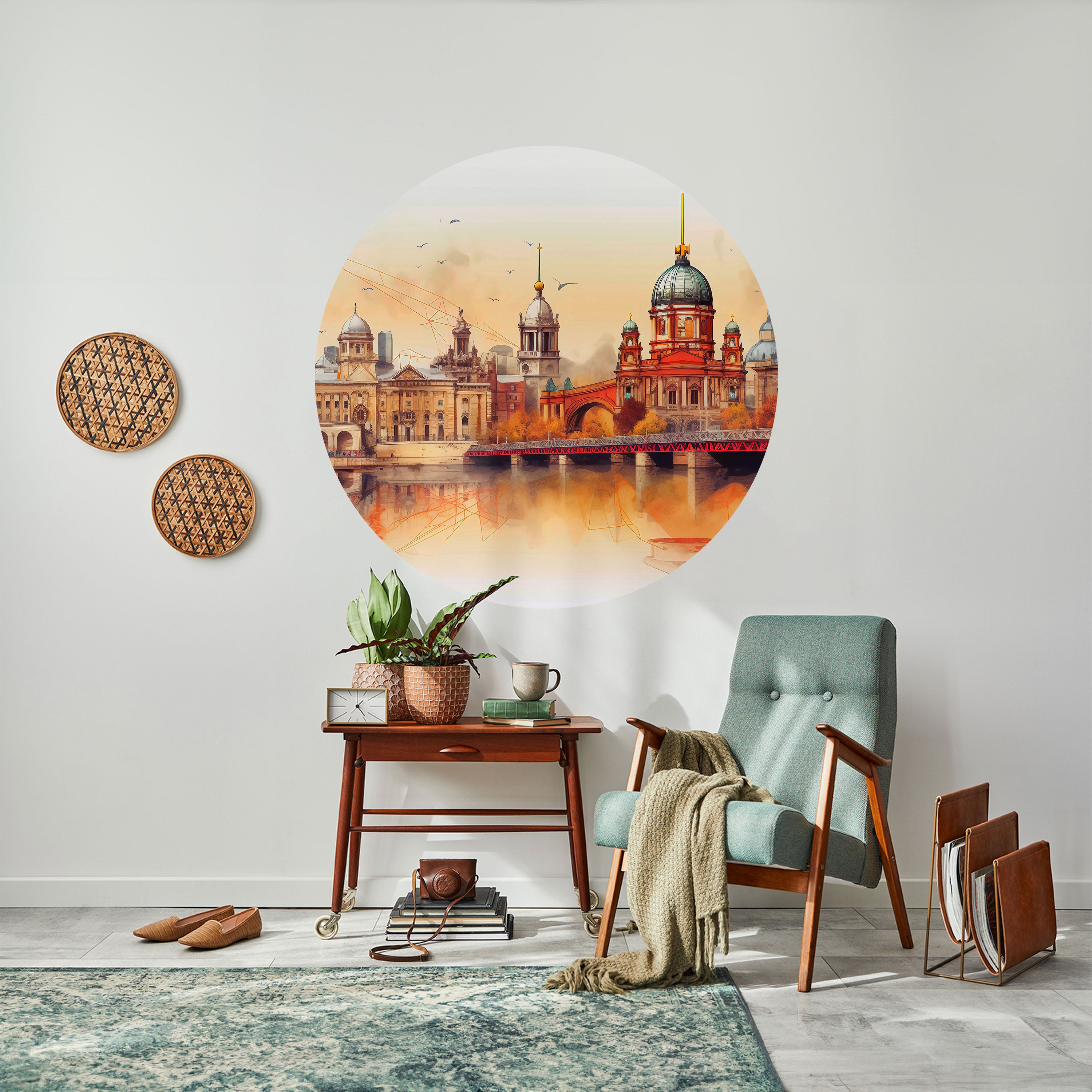 BERLIN SPIRIT Naklejka okrągła