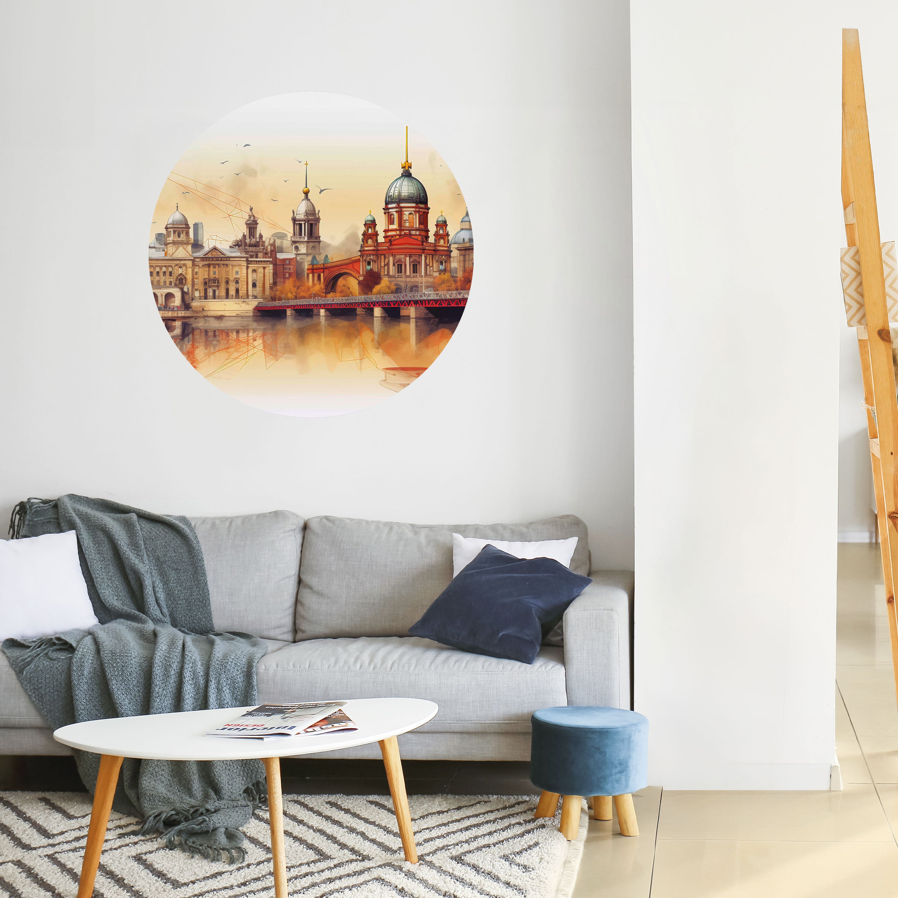 BERLIN SPIRIT Naklejka okrągła