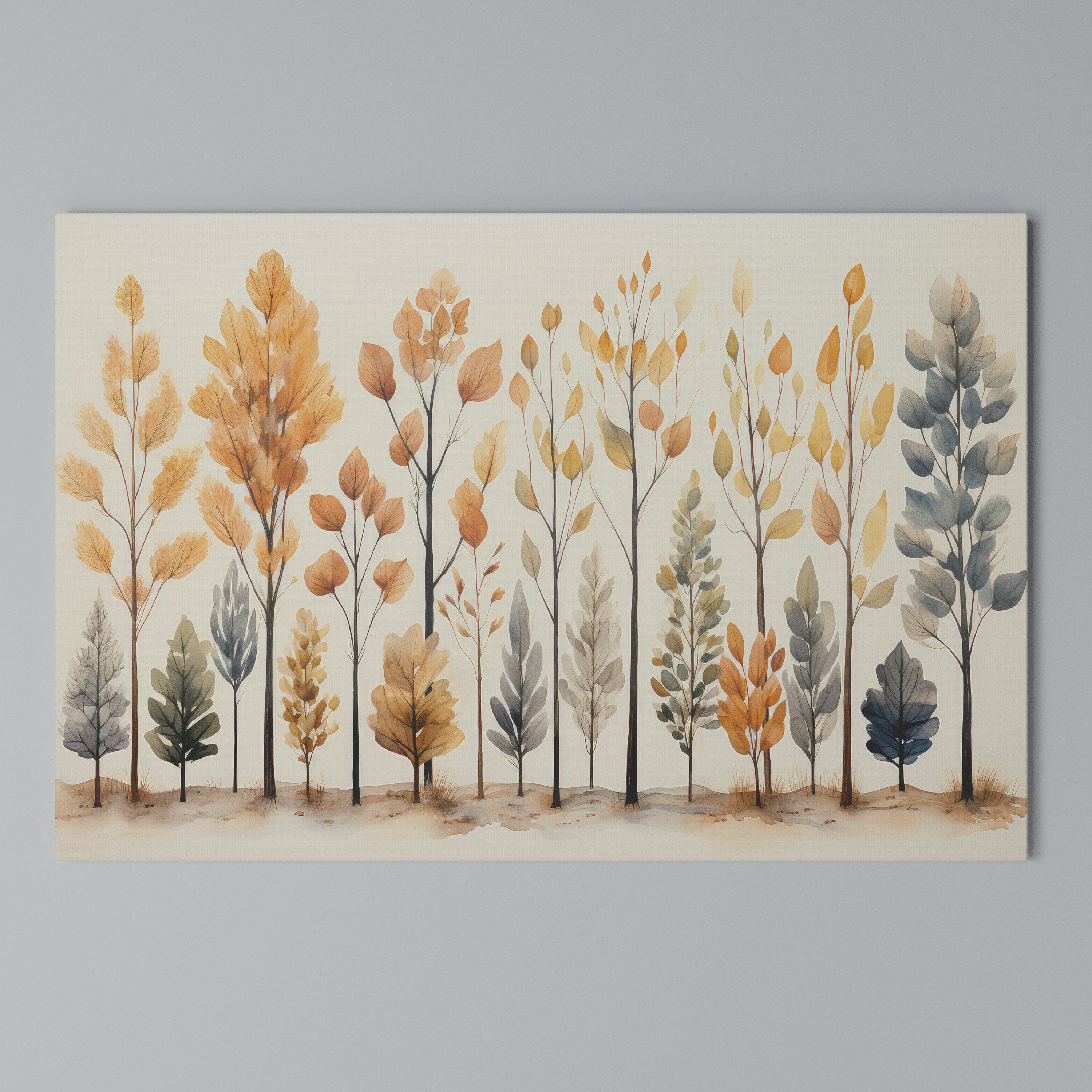AUTUMN FOREST Poziomy obraz na płótnie