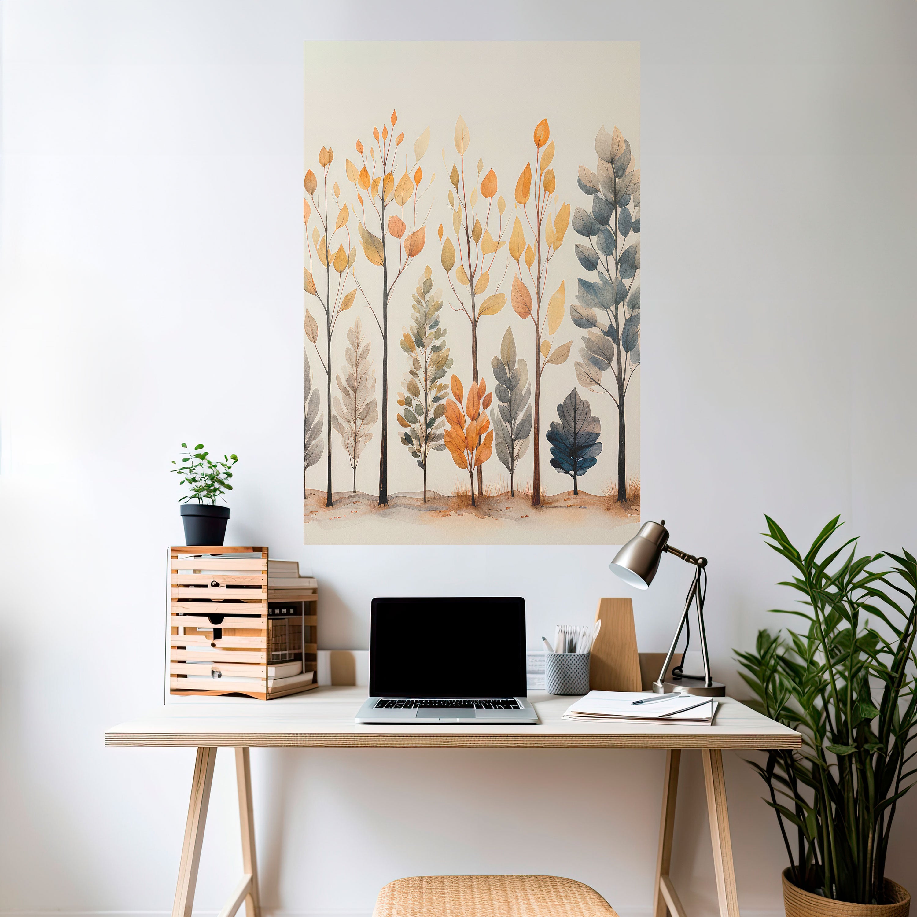 AUTUMN FOREST Naklejka/Plakat pionowy