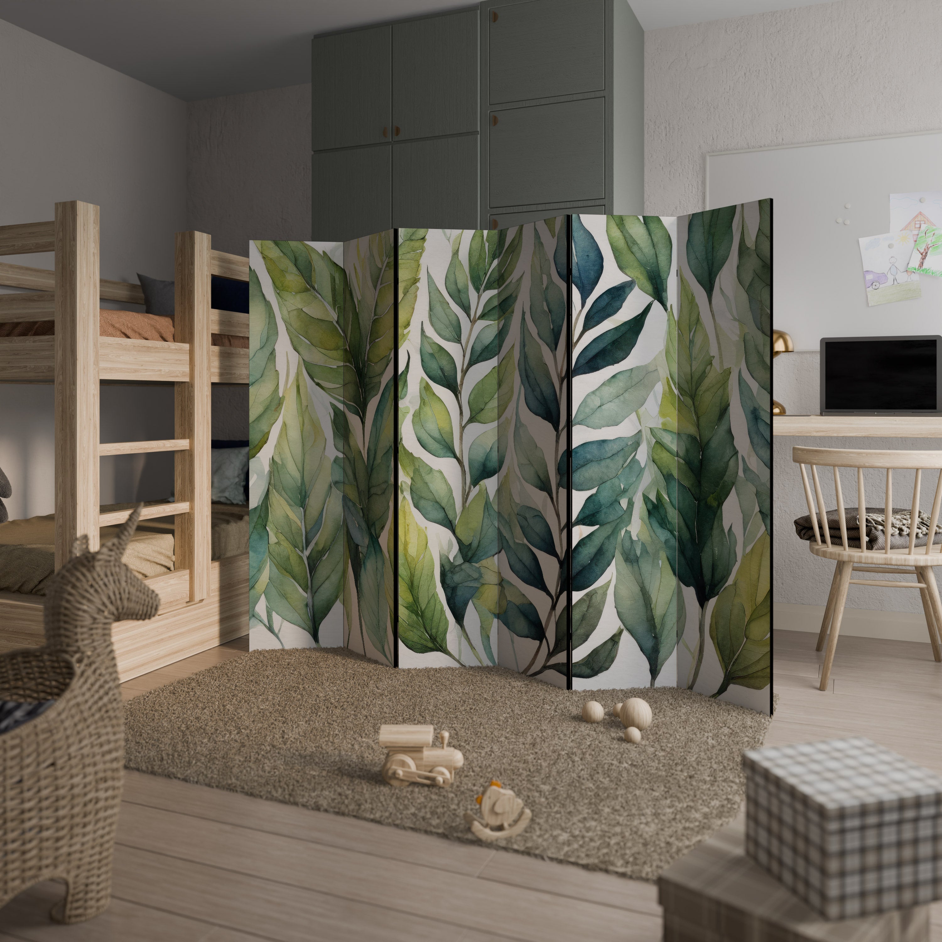 VERDURE SCAPE Dekoracyjny parawan 6-skrzydłowy
