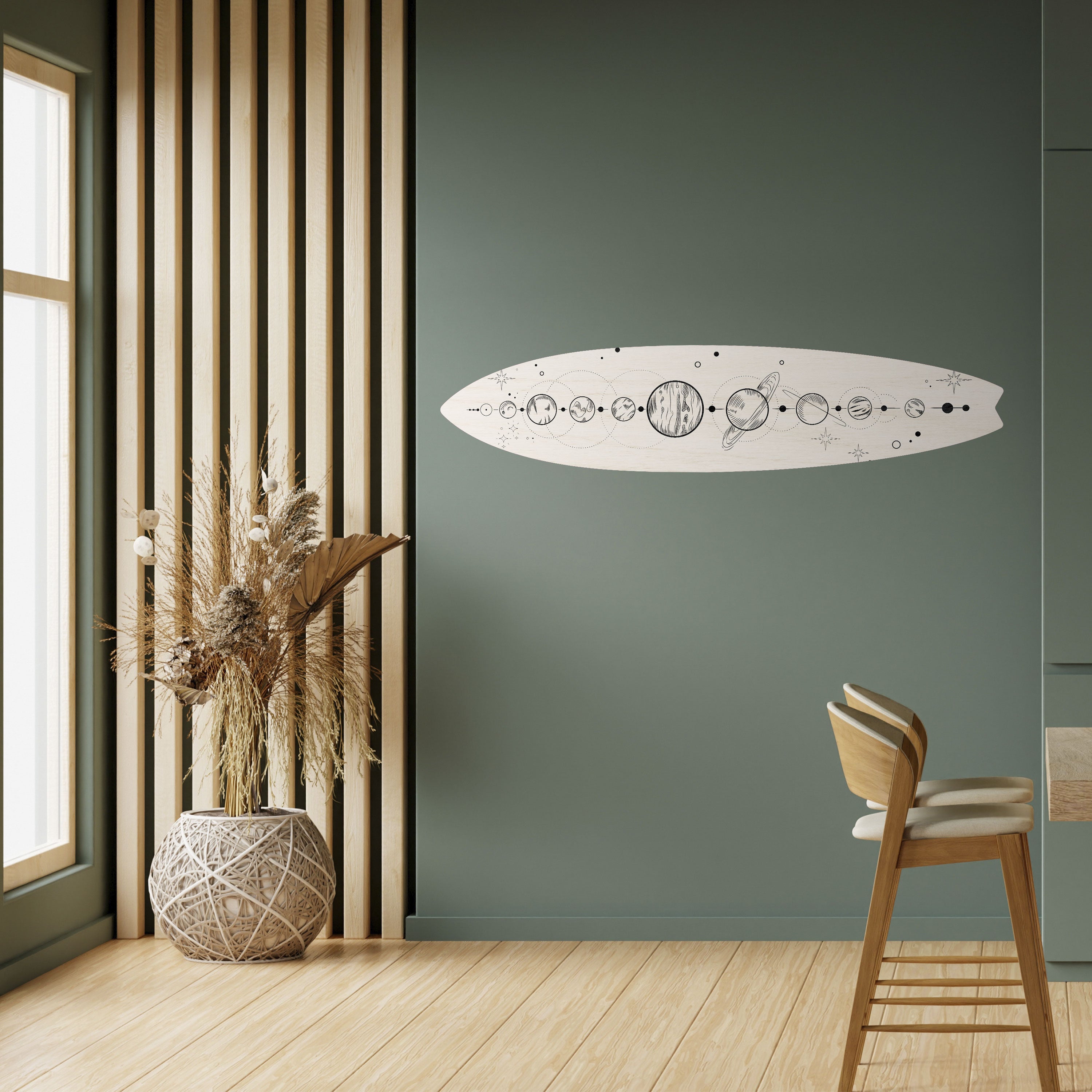 GALAXY OUTLINE Naklejka - deska surfingowa