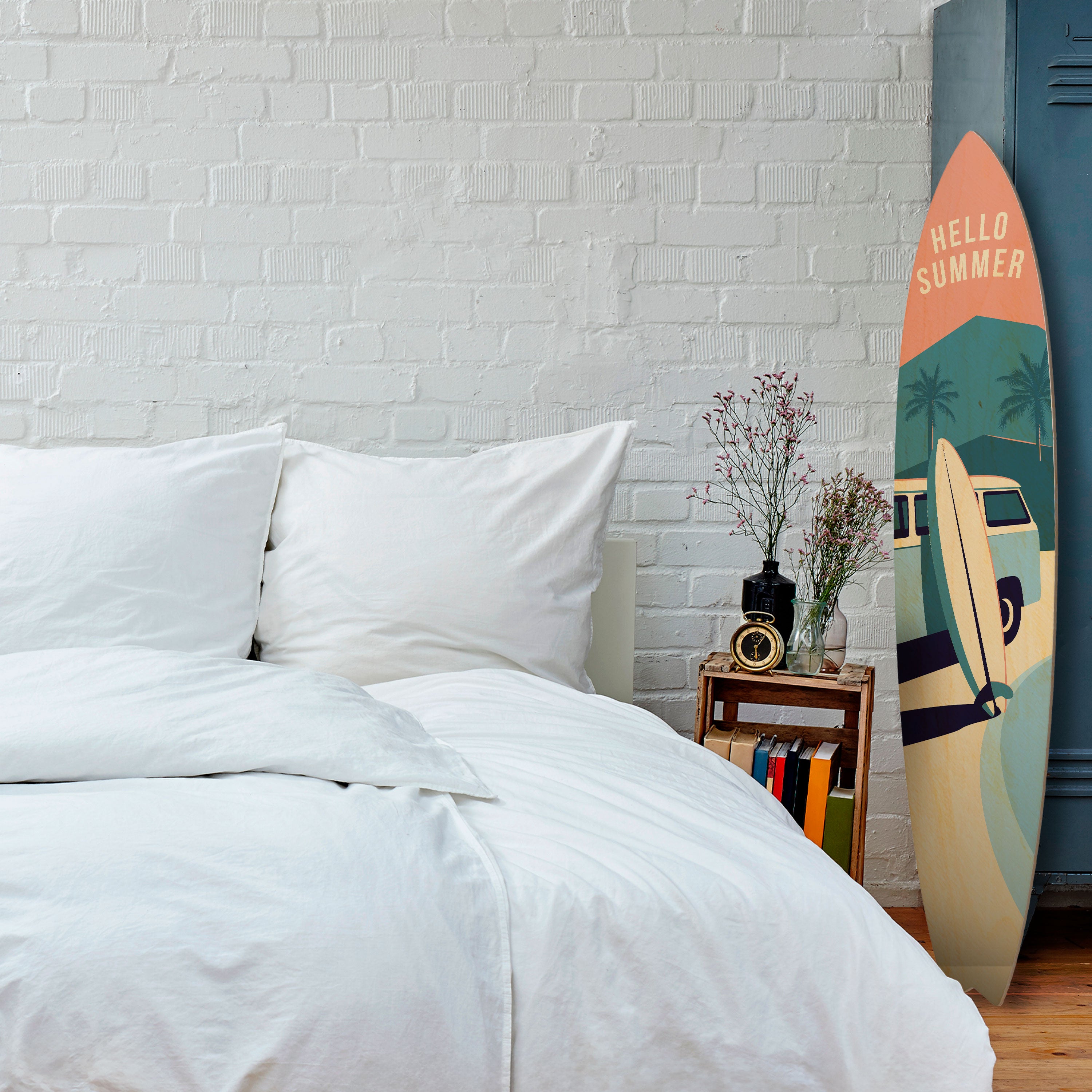 HELLO SUMMER Dekoracyjna deska surfingowa