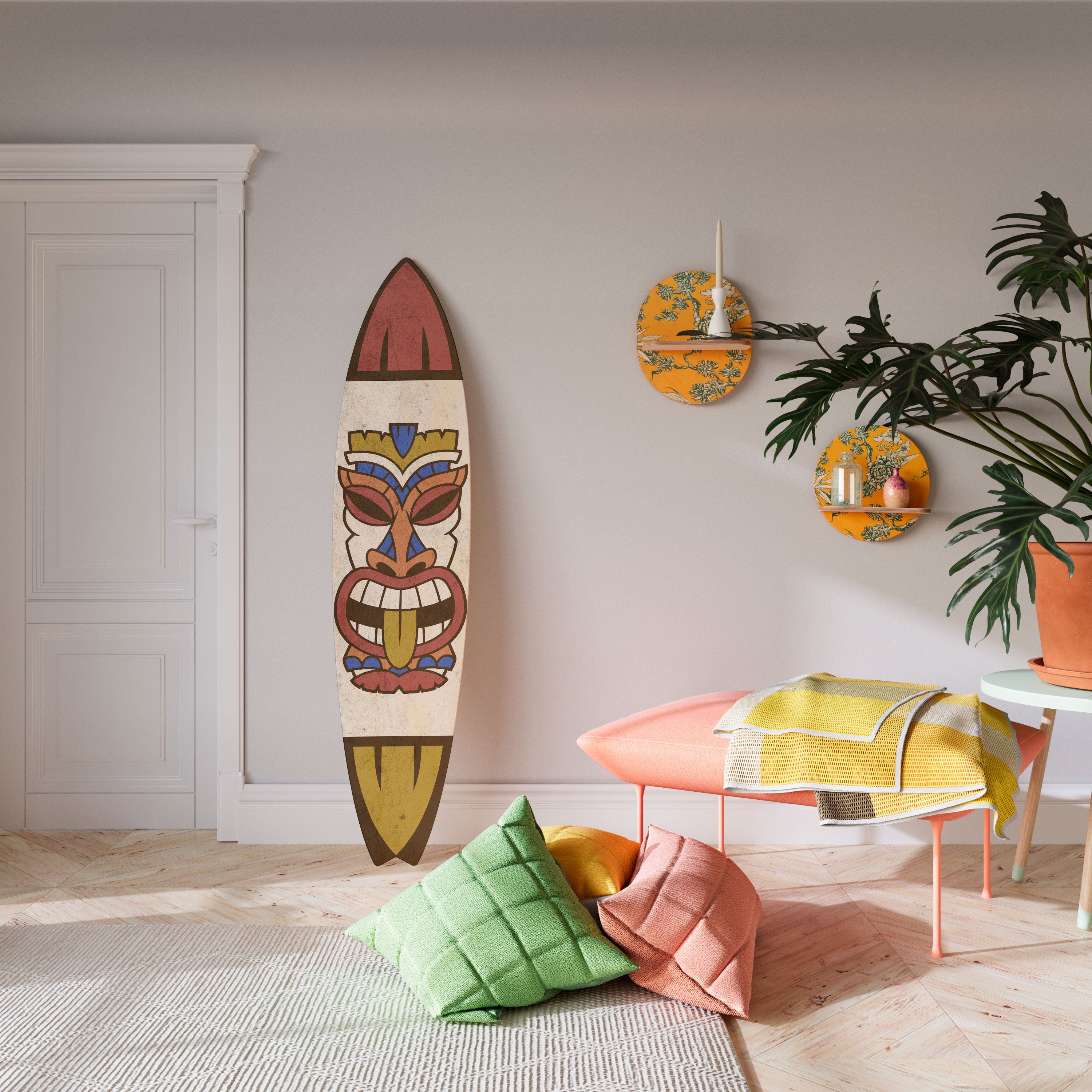 TOTEM TIKI Dekoracyjna deska surfingowa