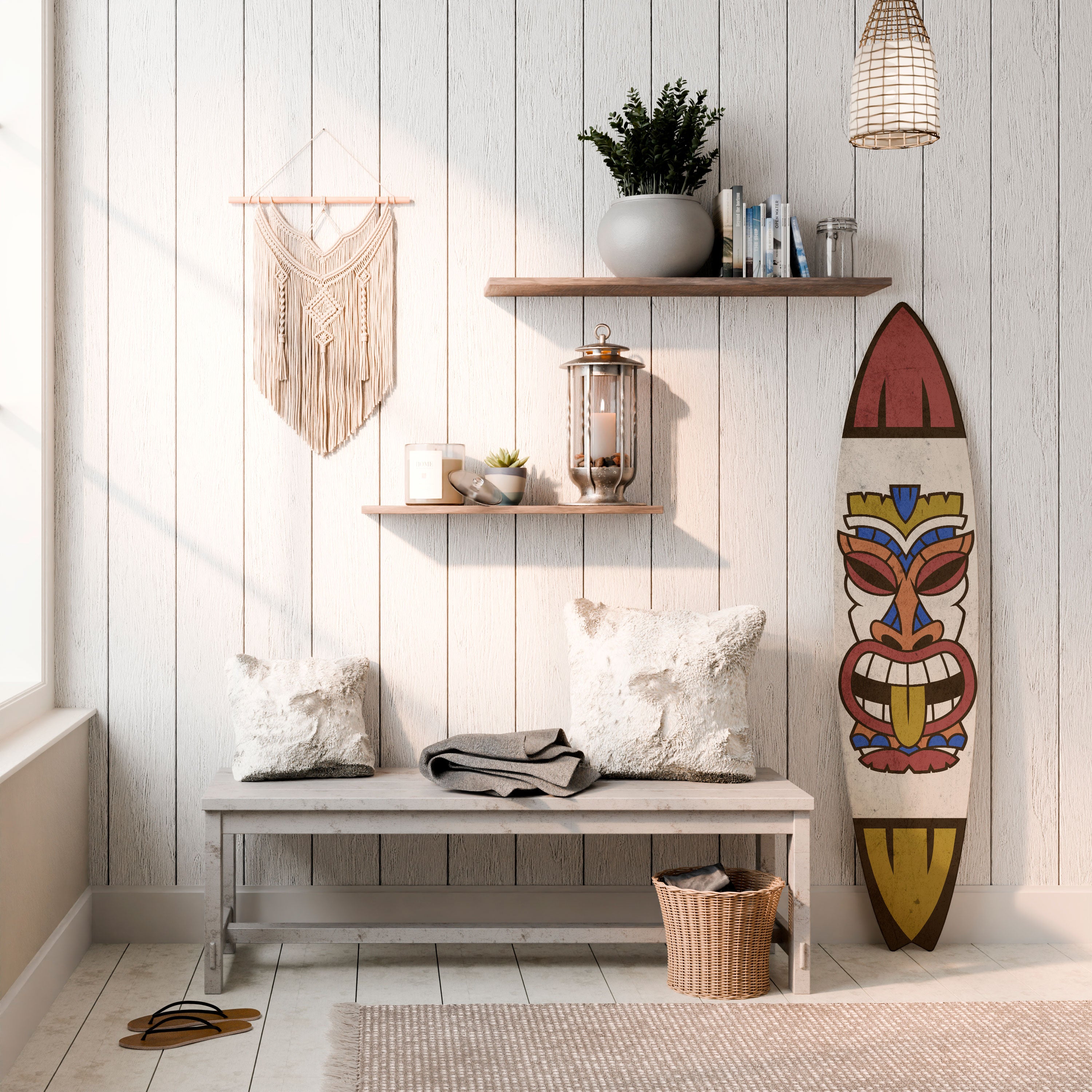 TOTEM TIKI Dekoracyjna deska surfingowa