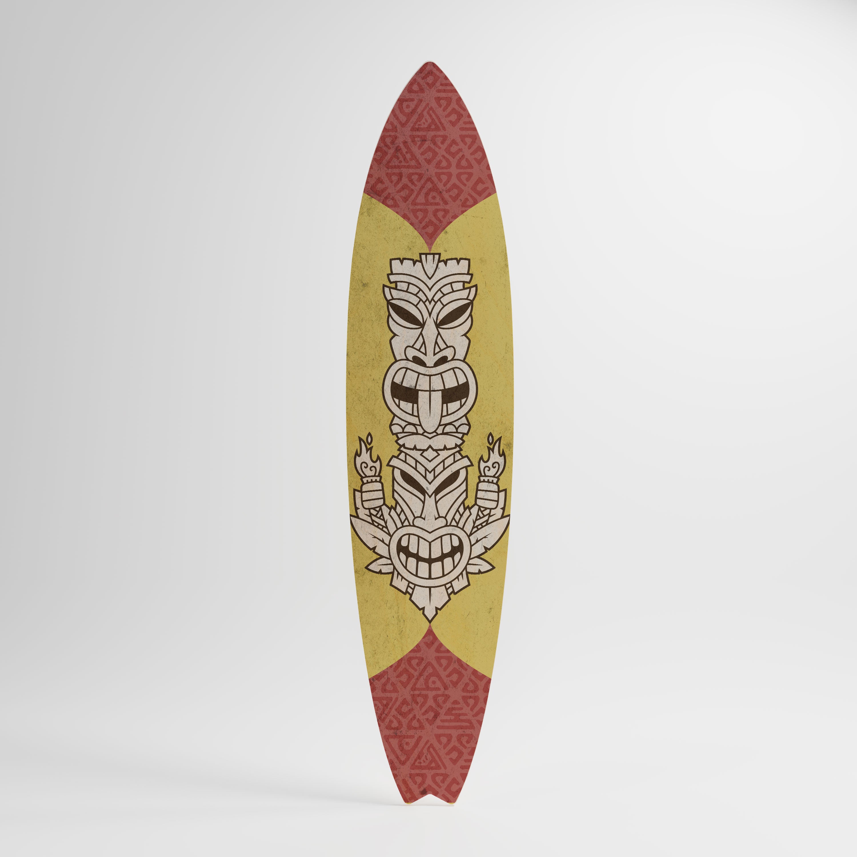 TIKI TOTEM Dekoracyjna deska surfingowa