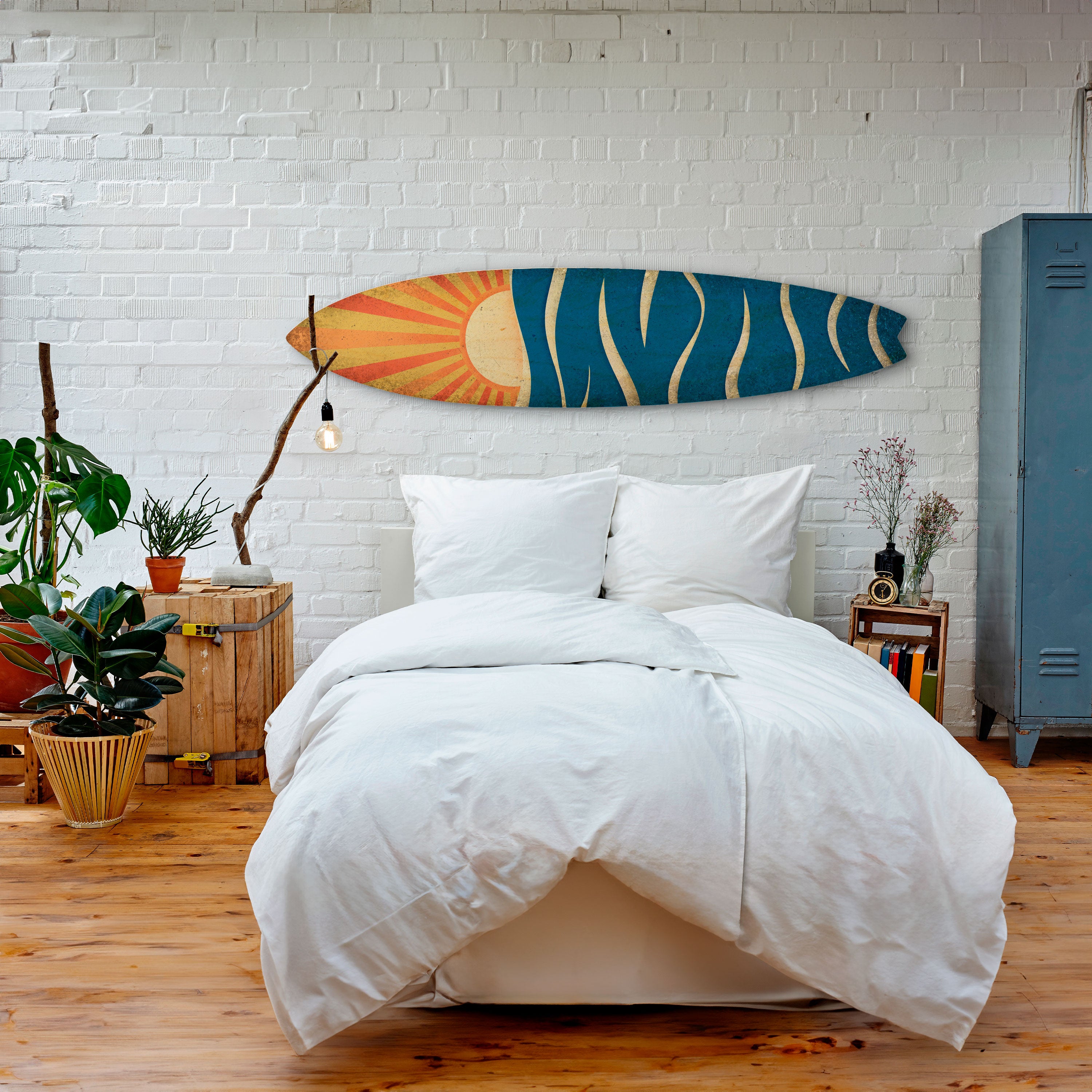 SUNNY SLIDE Dekoracyjna deska surfingowa