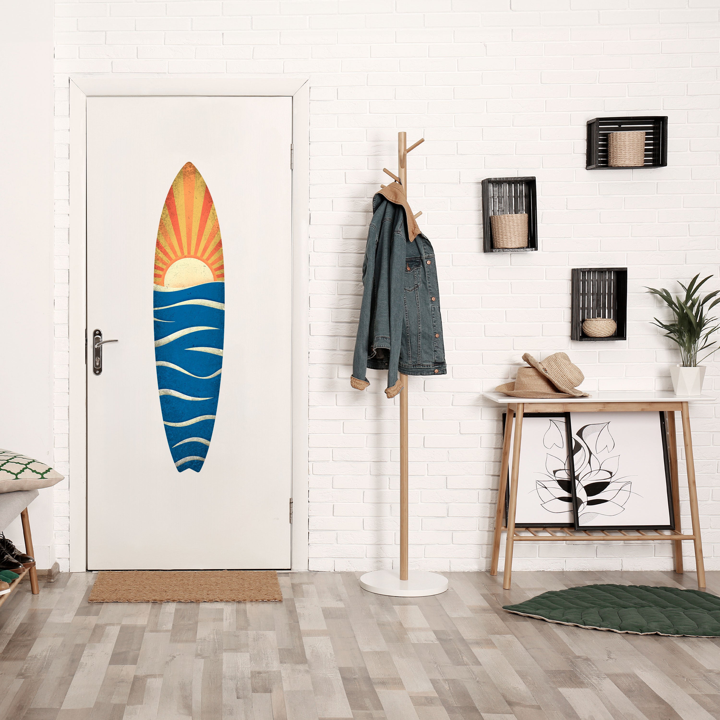 SUNNY SLIDE Naklejka - deska surfingowa