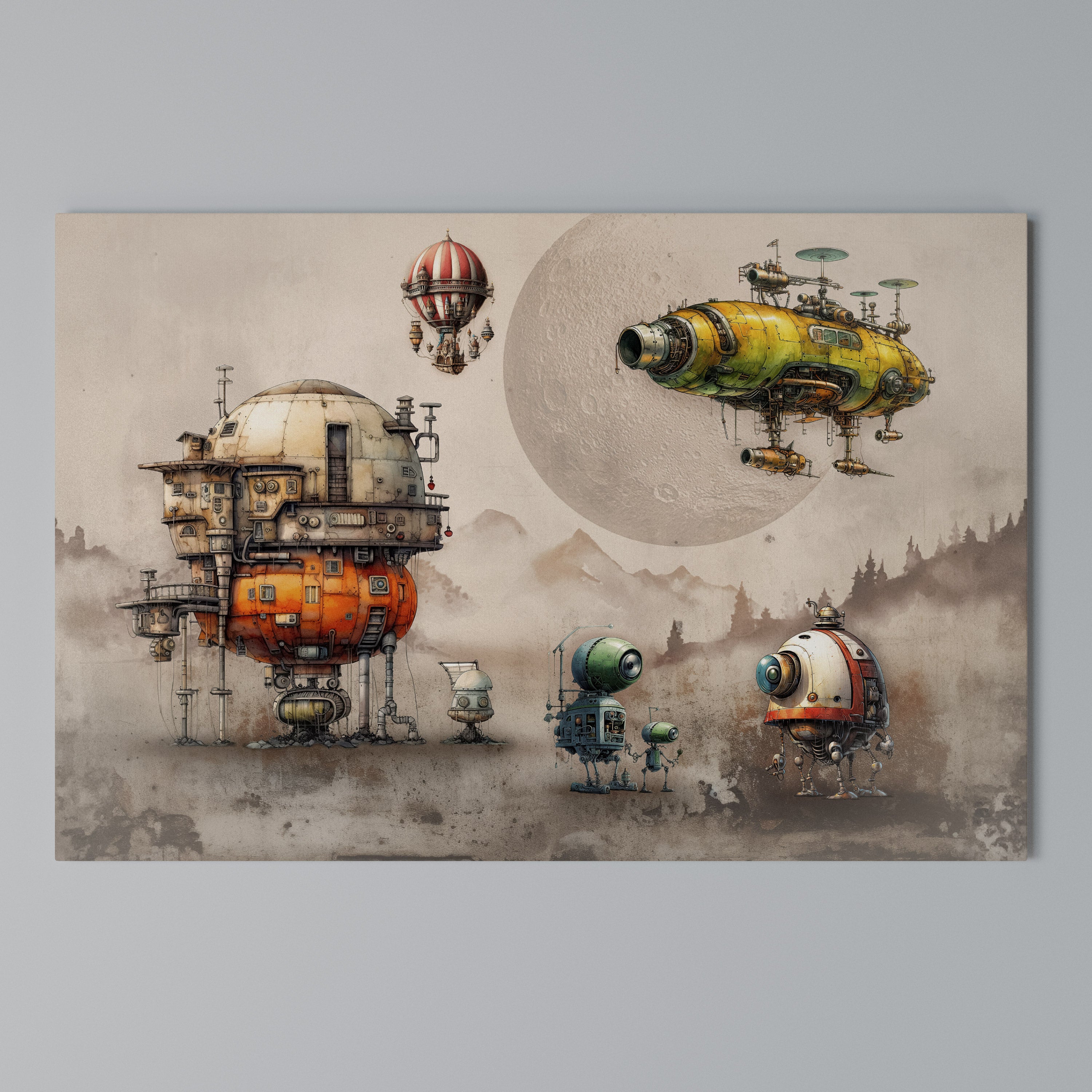 MACHINARIUM MACHINES Poziomy obraz na płótnie