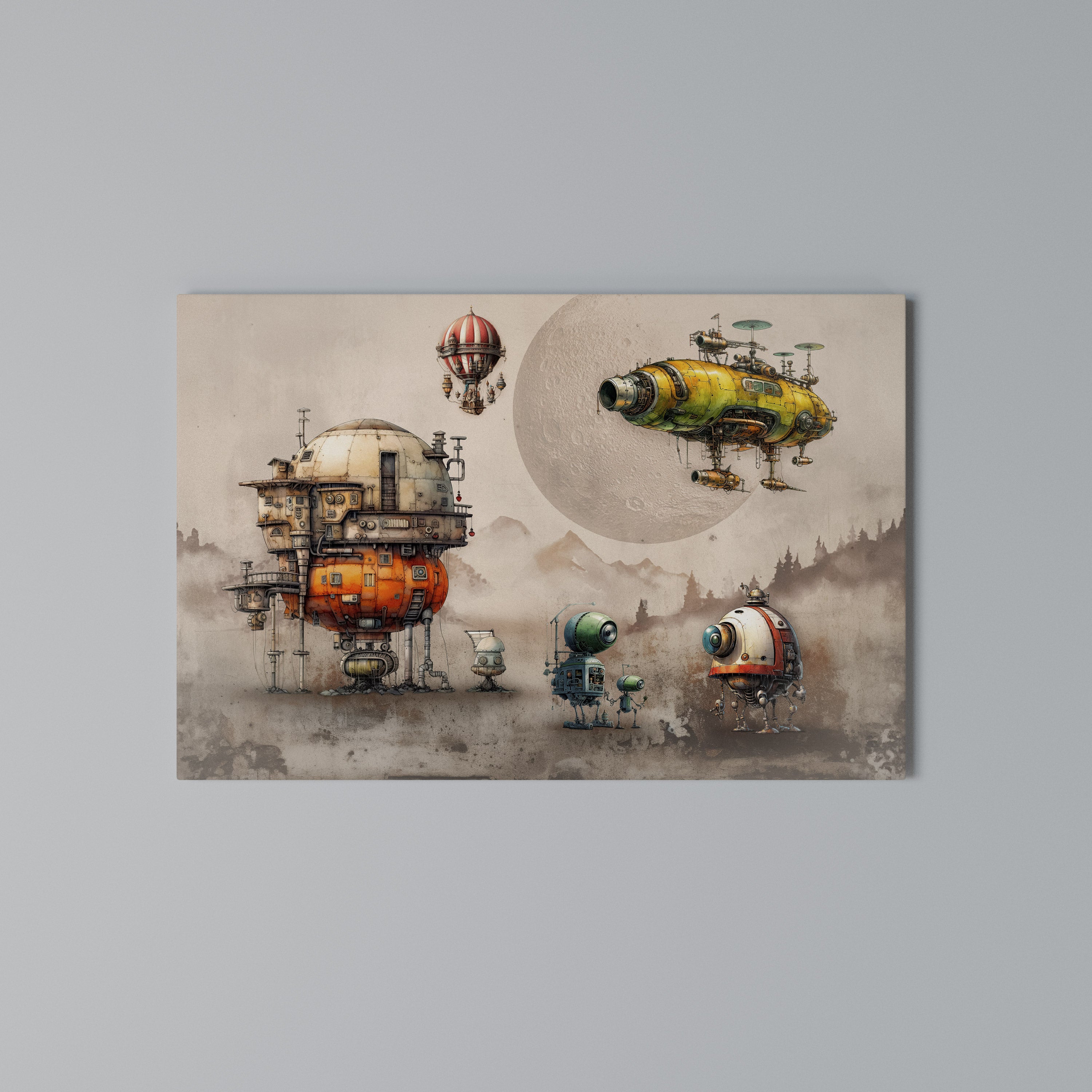 MACHINARIUM MACHINES Poziomy obraz na płótnie