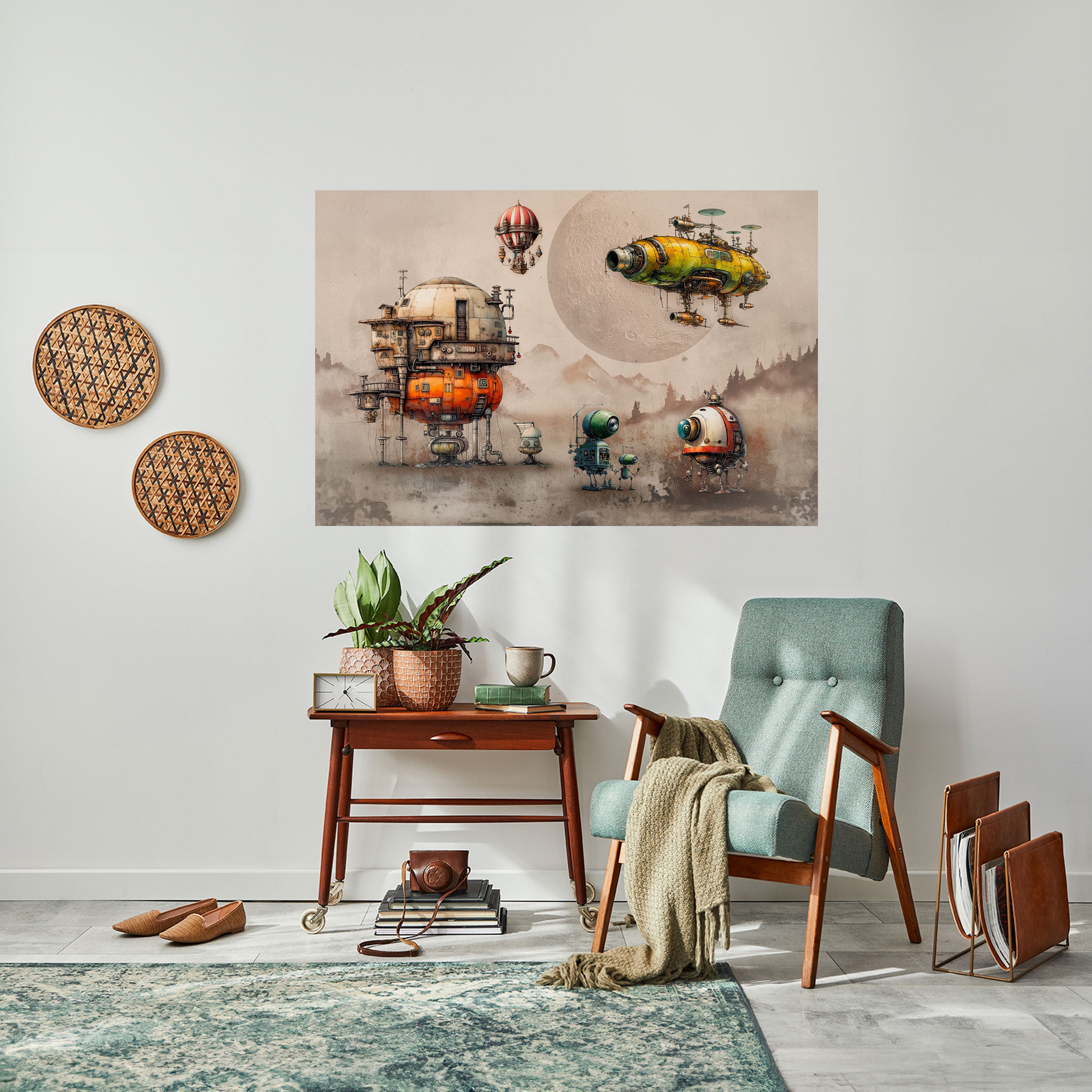 MACHINARIUM MACHINES Naklejka/Plakat poziomy